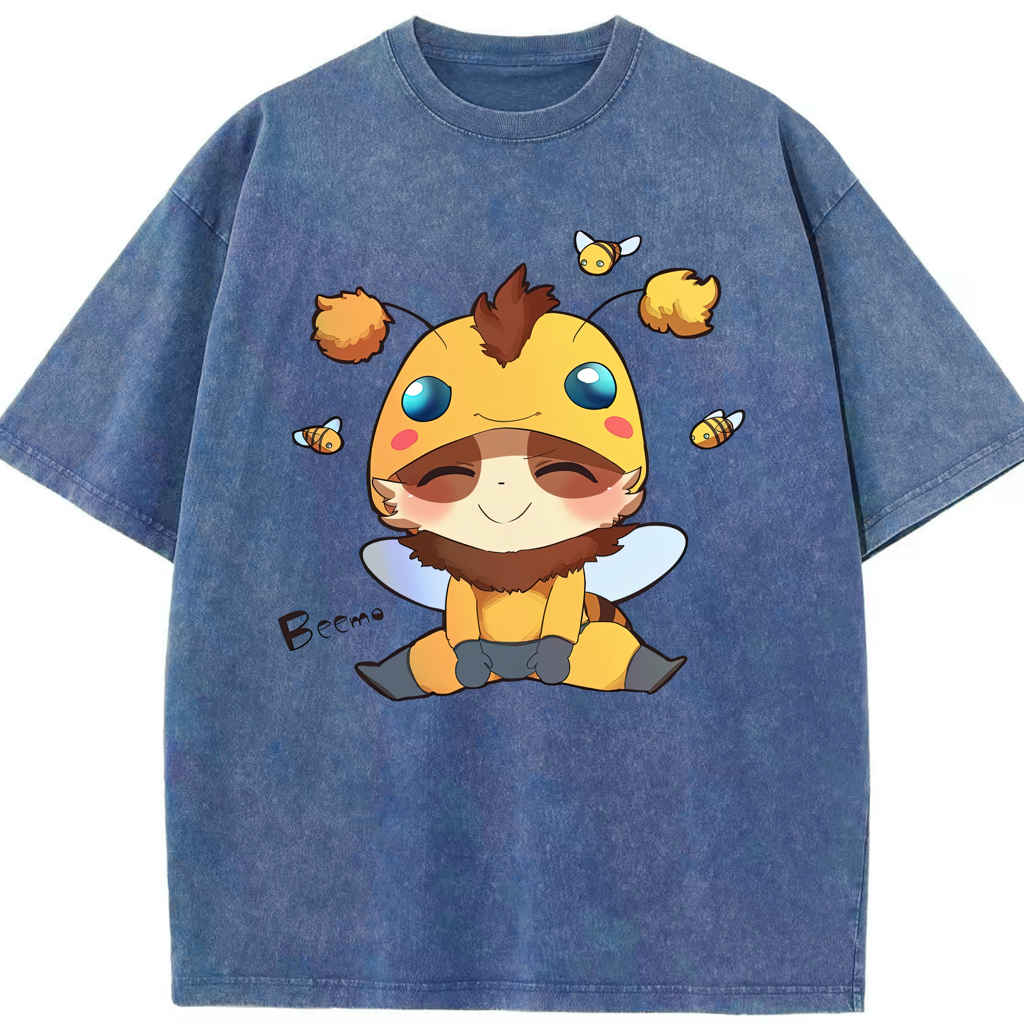リーグ・オブ・レジェンド League of Legends LOL 綿100% ヴィンテージ風 半袖Tシャツ（フロントプリント）