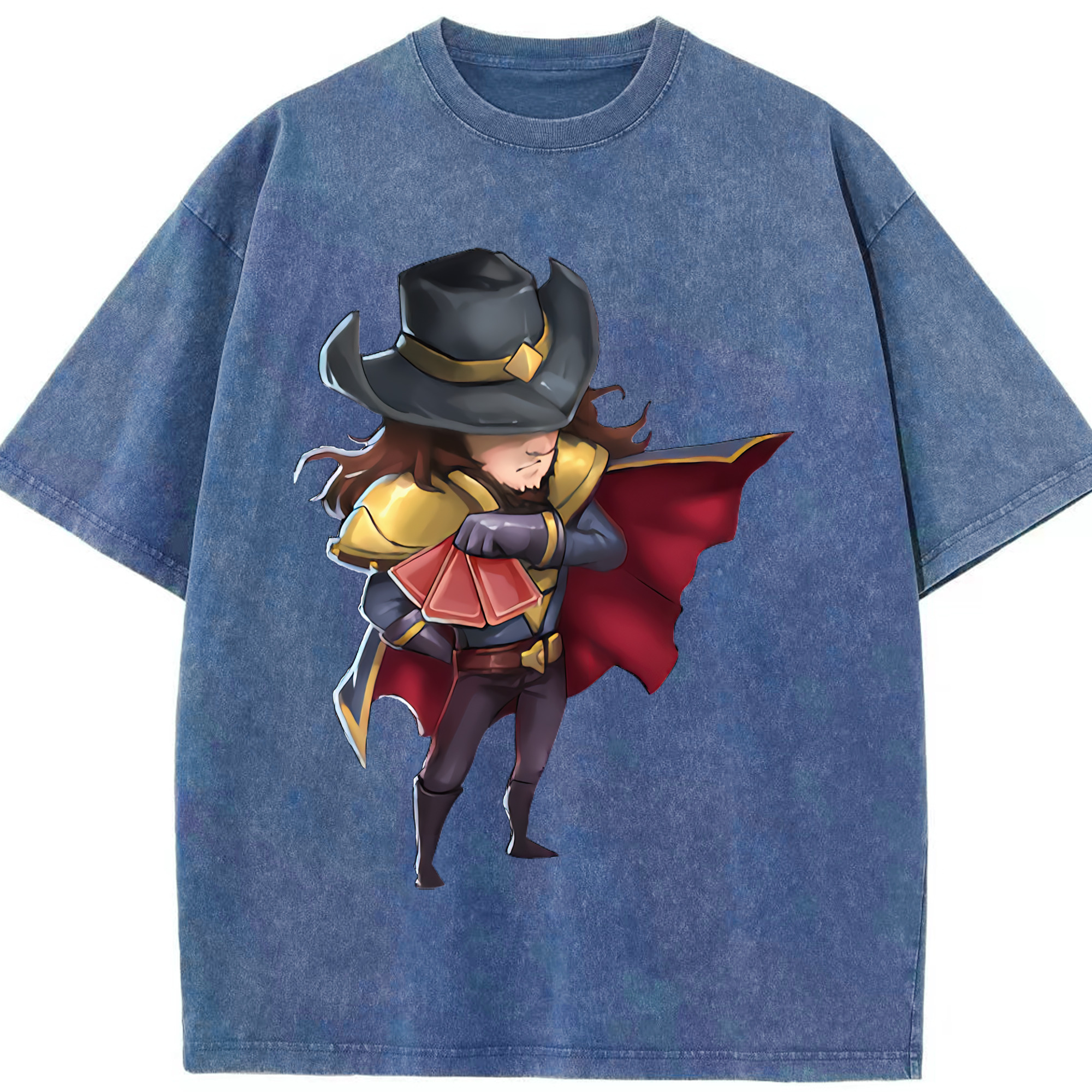 （画像用） リーグ・オブ・レジェンド League of Legends LOL 綿100% ヴィンテージ風 半袖Tシャツ（フロントプリント）