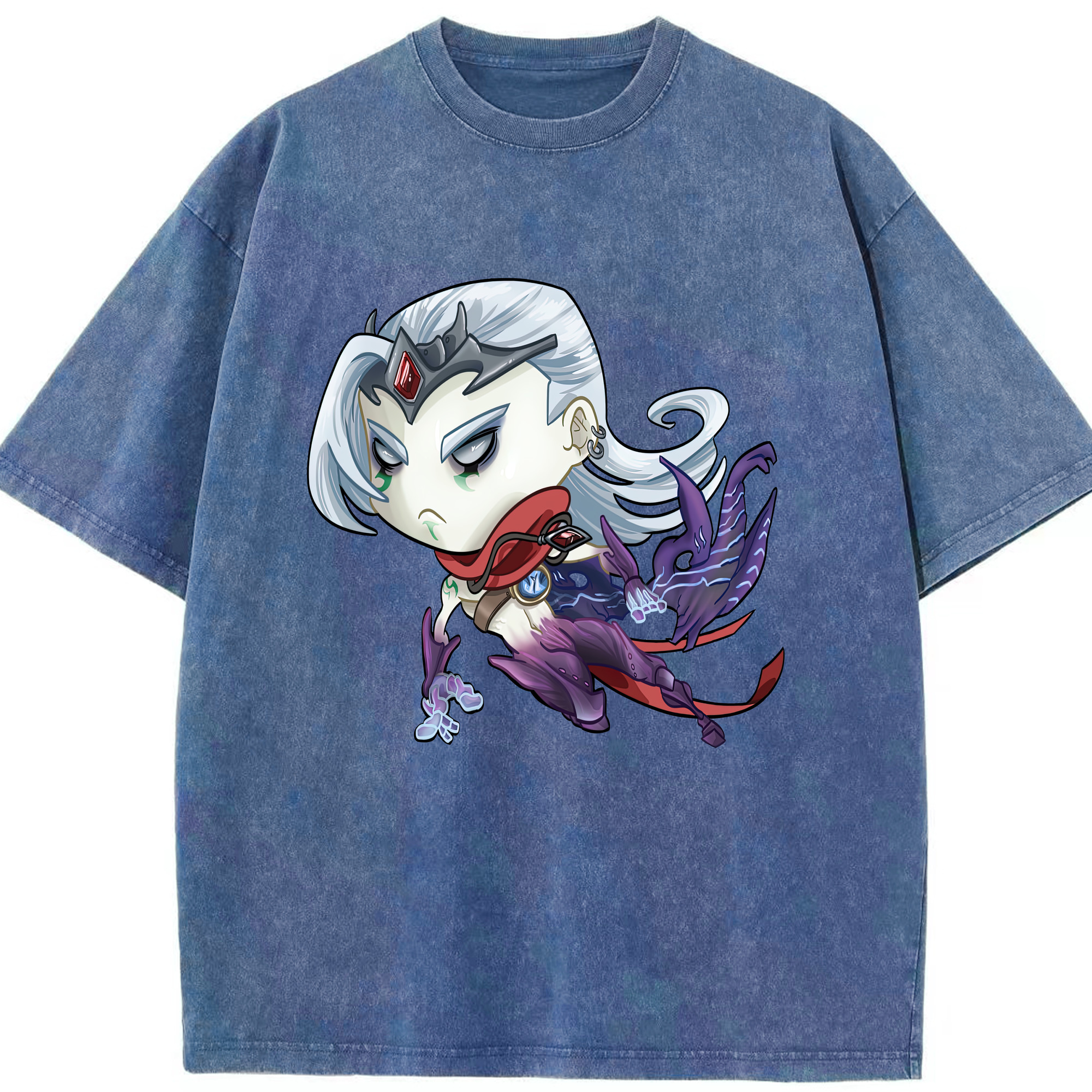 リーグ・オブ・レジェンド League of Legends LOL 綿100% ヴィンテージ風 半袖Tシャツ（フロントプリント）