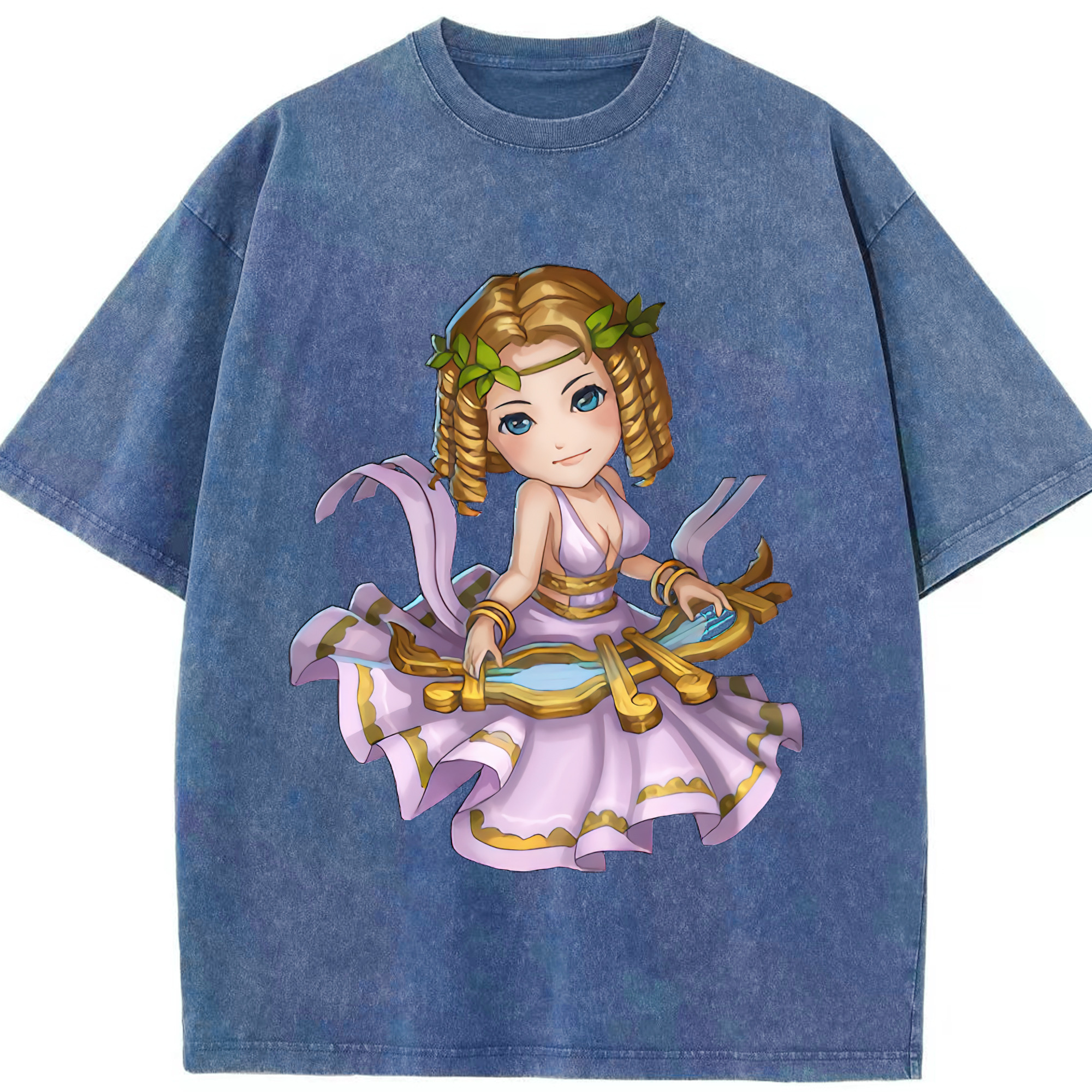 リーグ・オブ・レジェンド League of Legends LOL 綿100% ヴィンテージ風 半袖Tシャツ（フロントプリント）