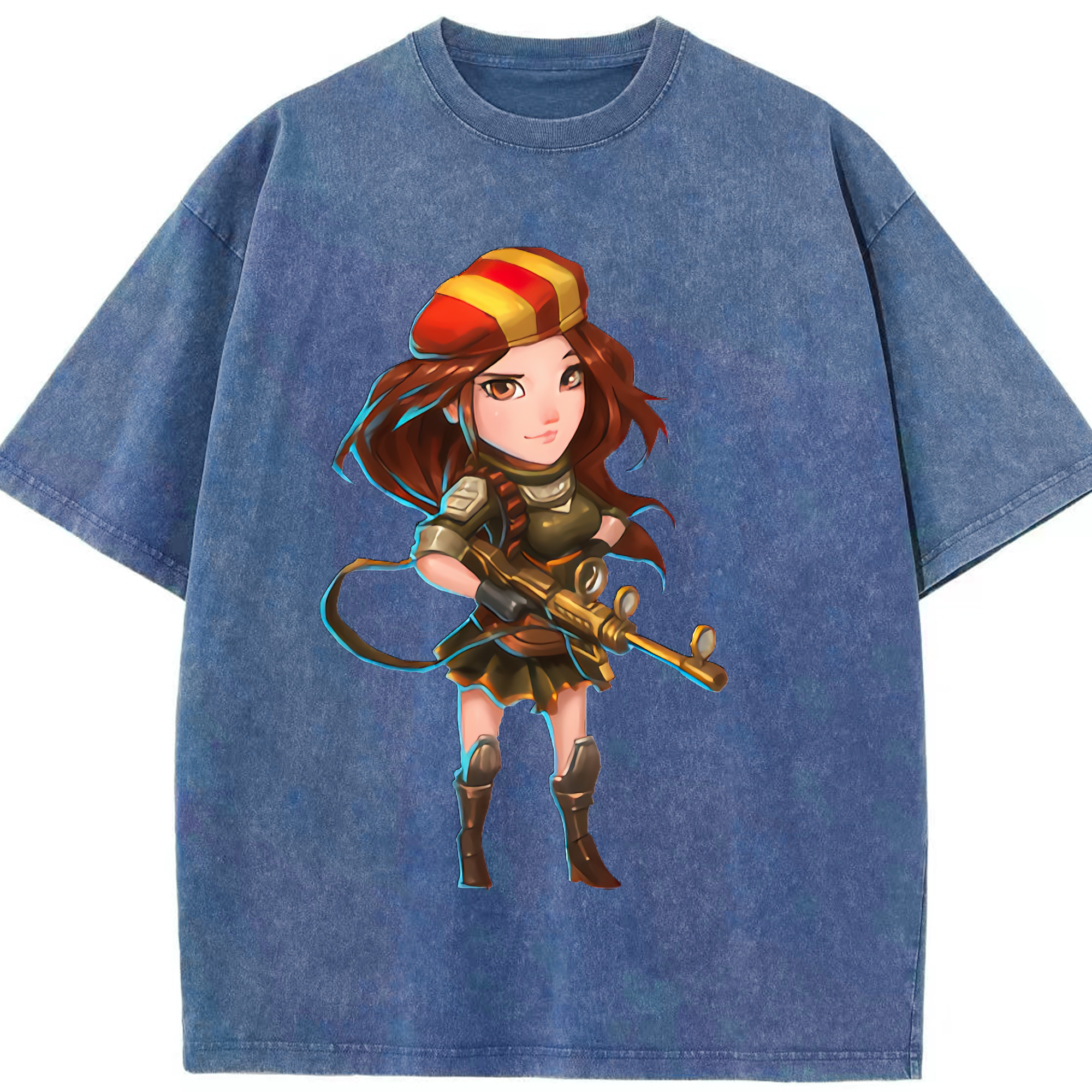 リーグ・オブ・レジェンド League of Legends LOL 綿100% ヴィンテージ風 半袖Tシャツ（フロントプリント）