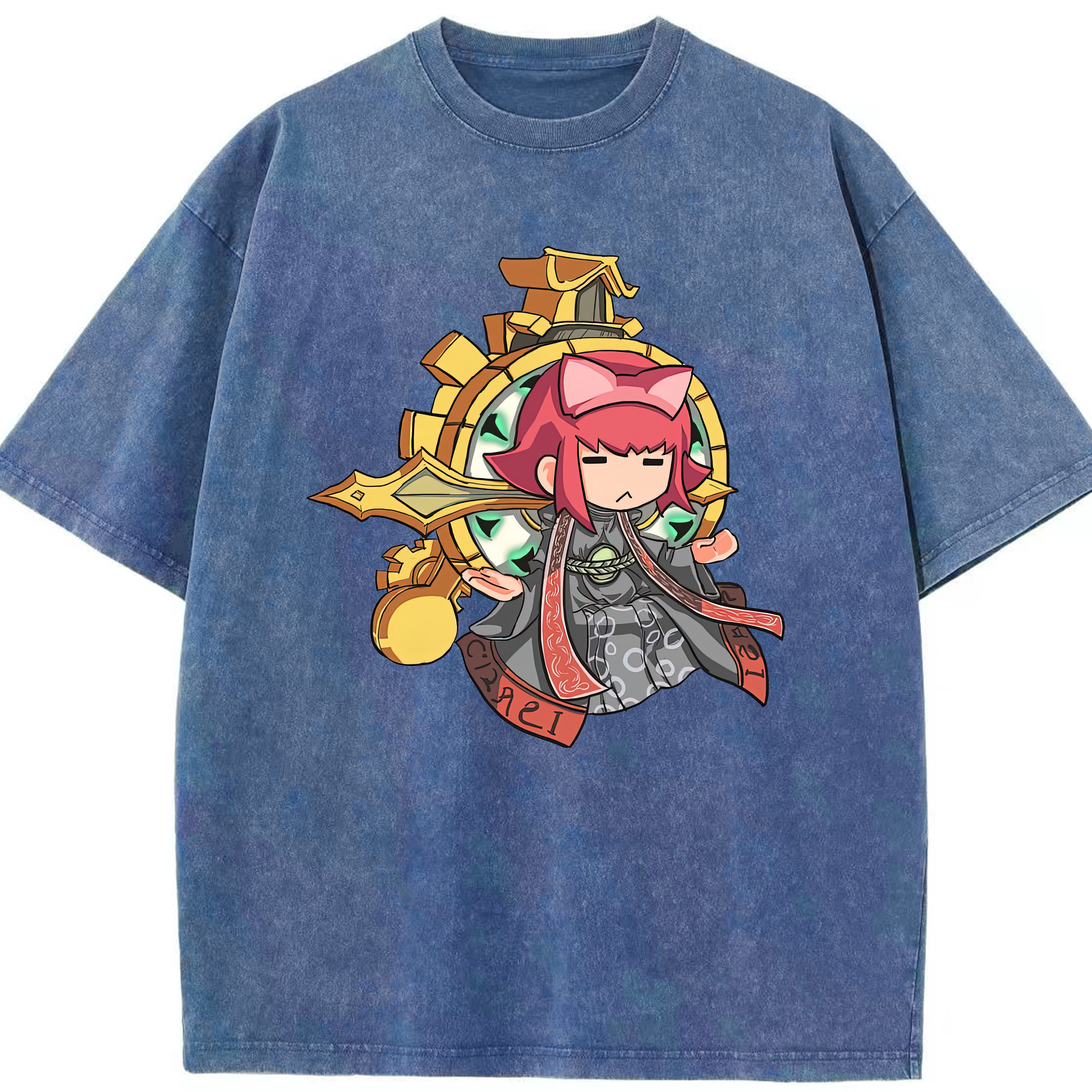 リーグ・オブ・レジェンド League of Legends LOL 綿100% ヴィンテージ風 半袖Tシャツ（フロントプリント）