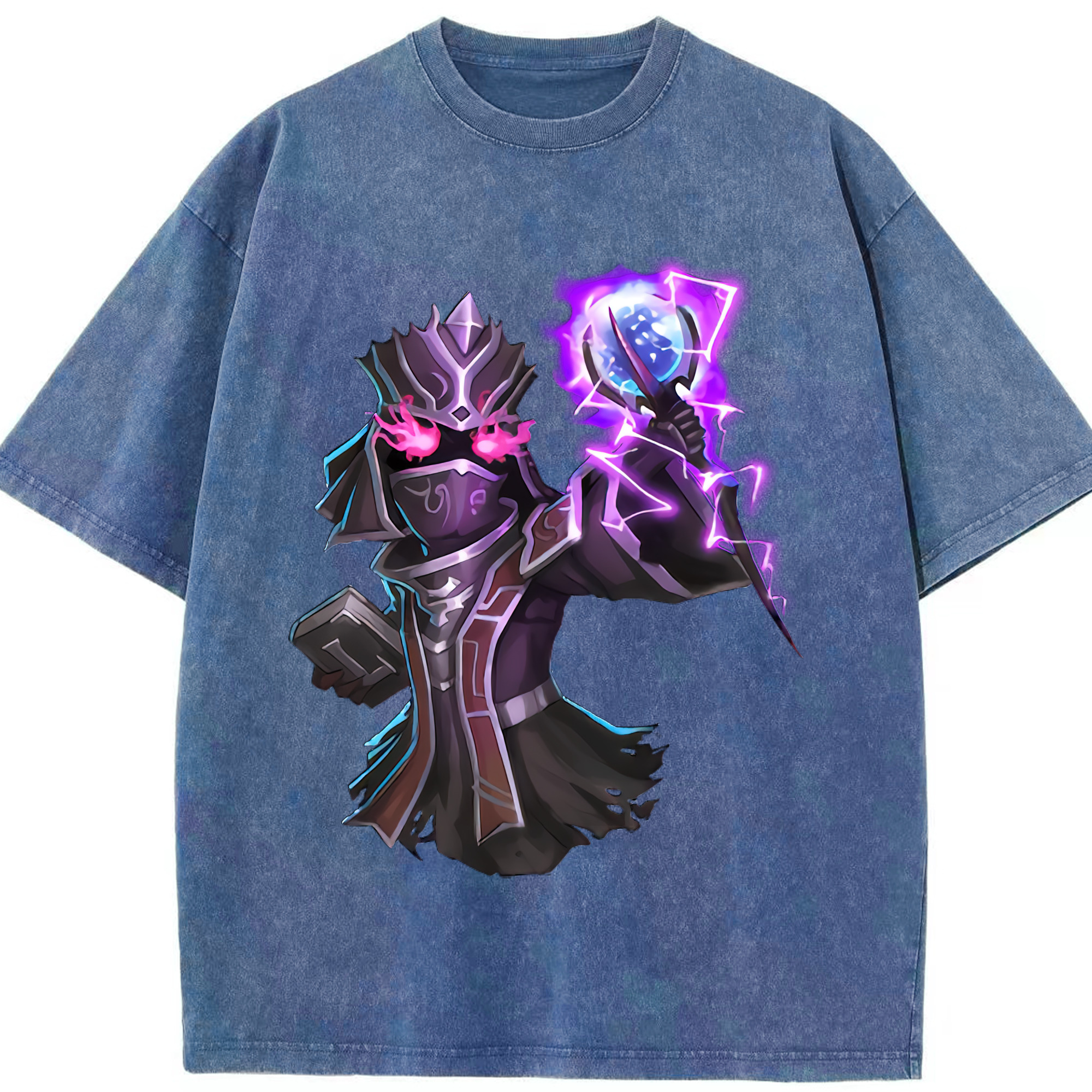 リーグ・オブ・レジェンド League of Legends LOL 綿100% ヴィンテージ風 半袖Tシャツ（フロントプリント）