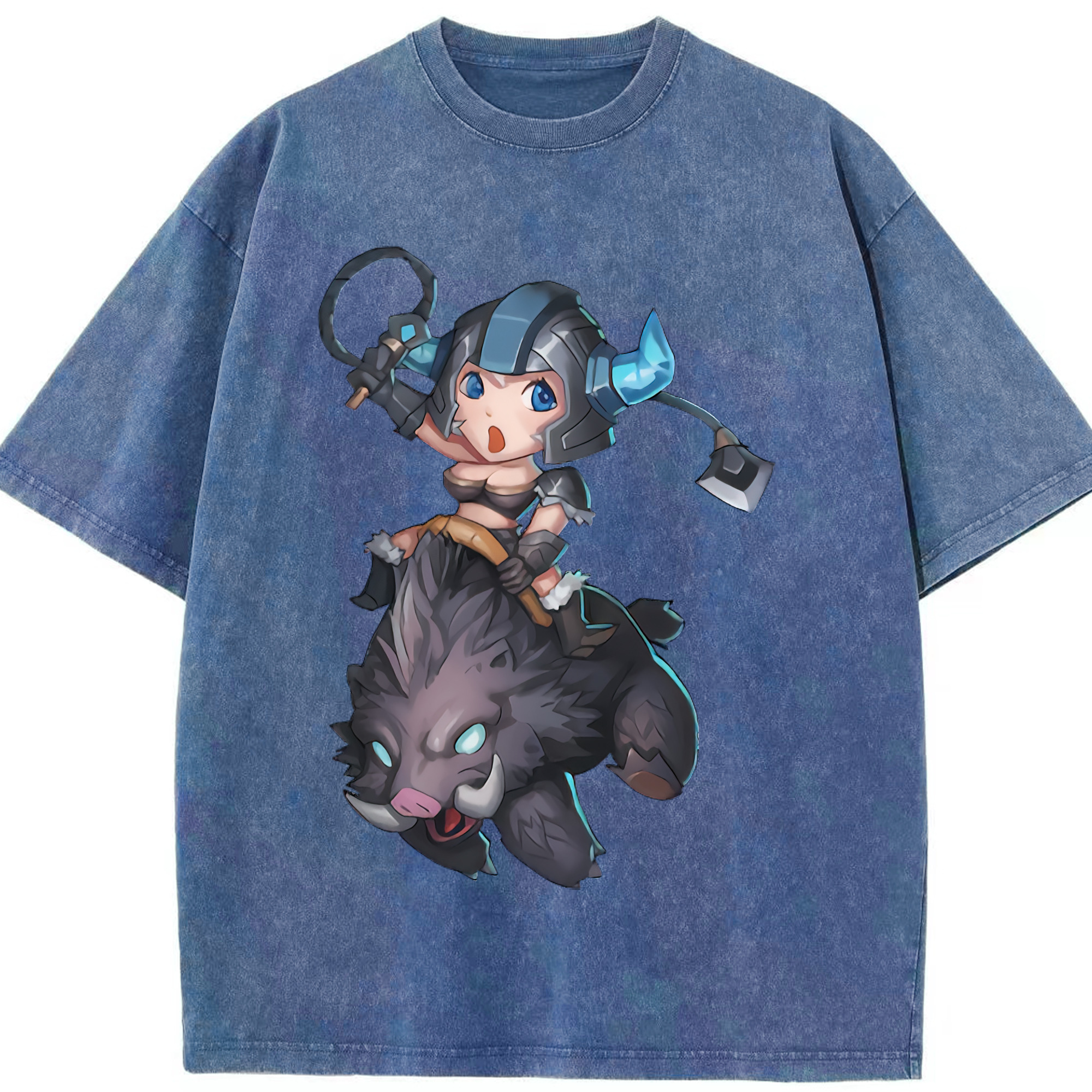 （画像用） リーグ・オブ・レジェンド League of Legends LOL 綿100% ヴィンテージ風 半袖Tシャツ（フロントプリント）