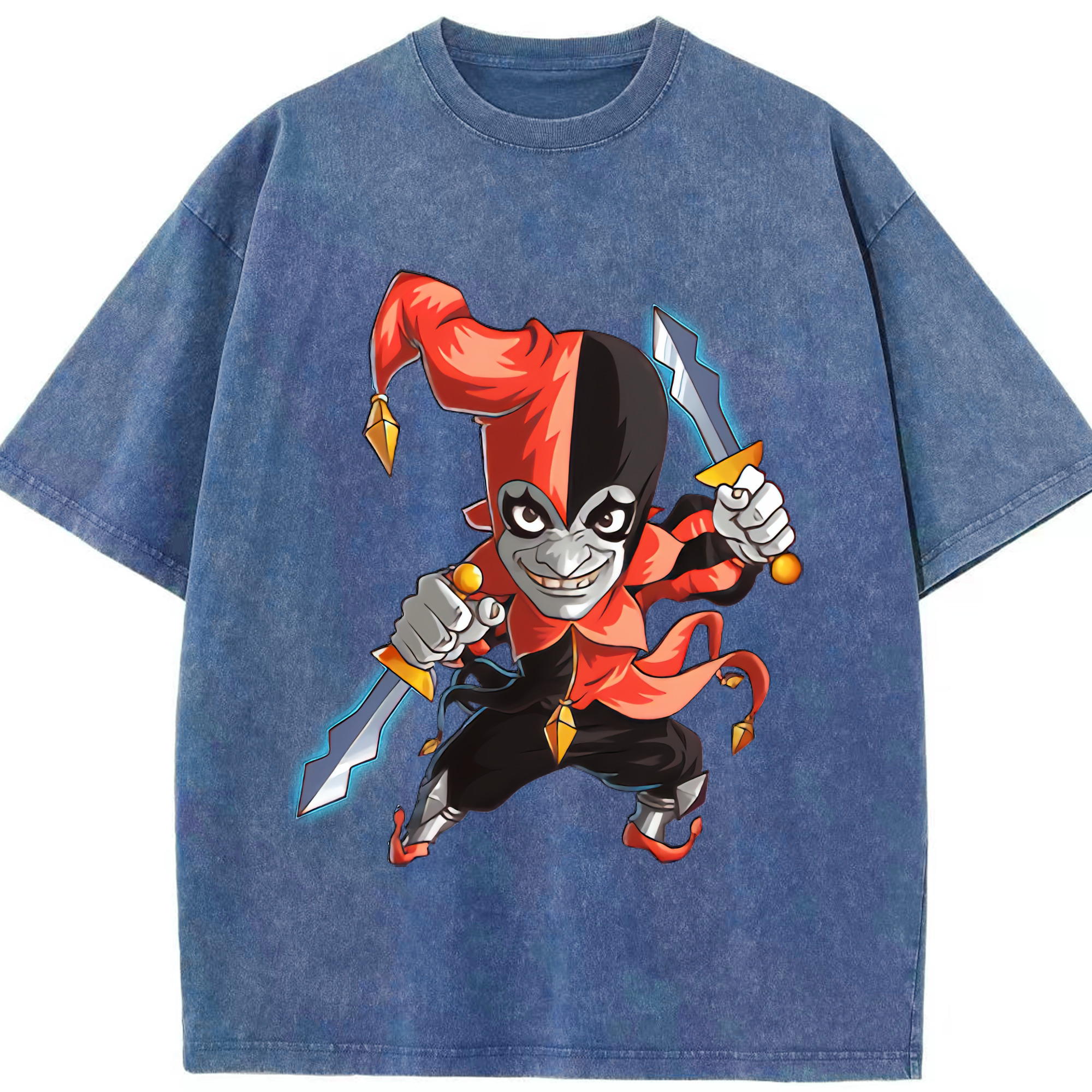 （画像用） リーグ・オブ・レジェンド League of Legends LOL 綿100% ヴィンテージ風 半袖Tシャツ（フロントプリント）