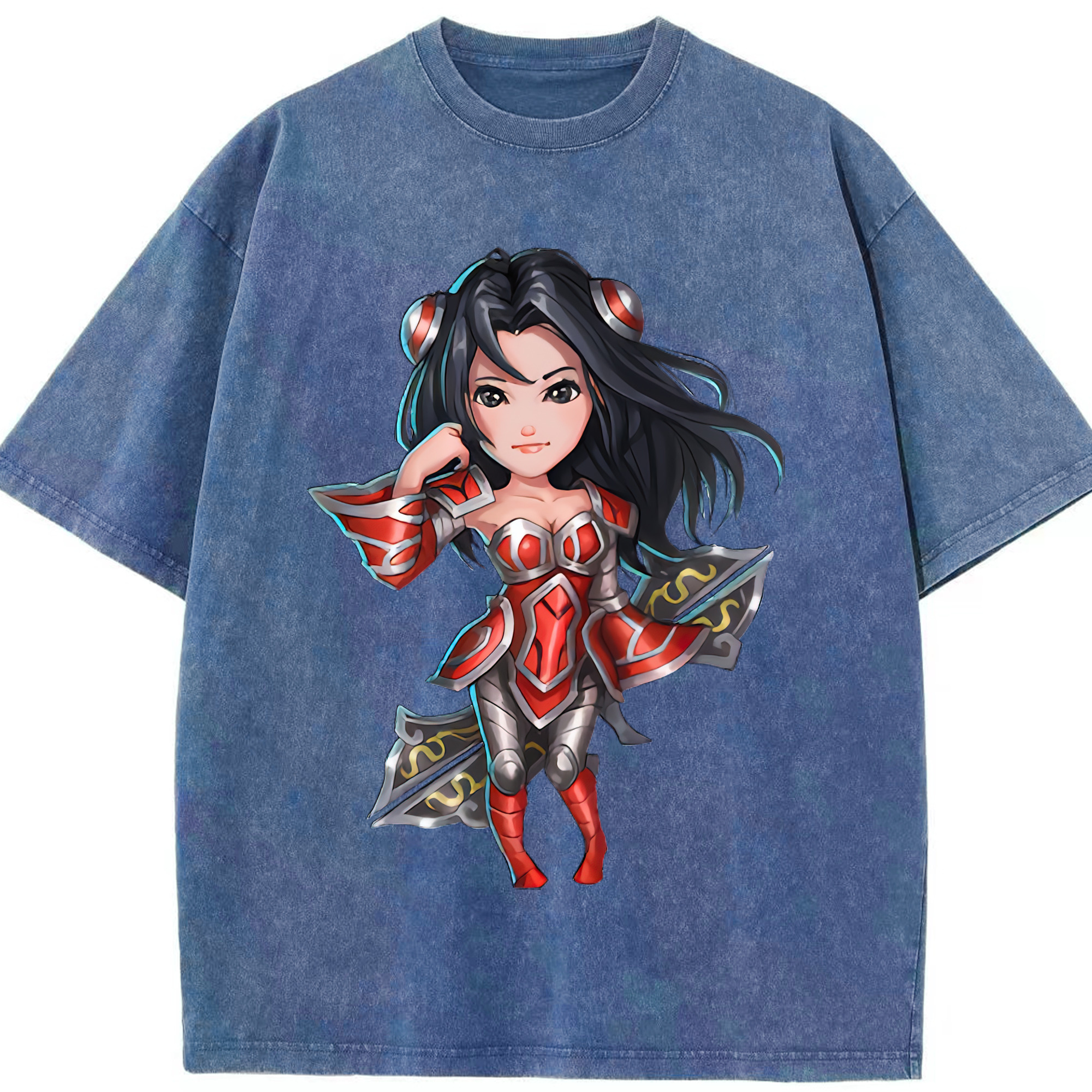 （画像用） リーグ・オブ・レジェンド League of Legends LOL 綿100% ヴィンテージ風 半袖Tシャツ（フロントプリント）