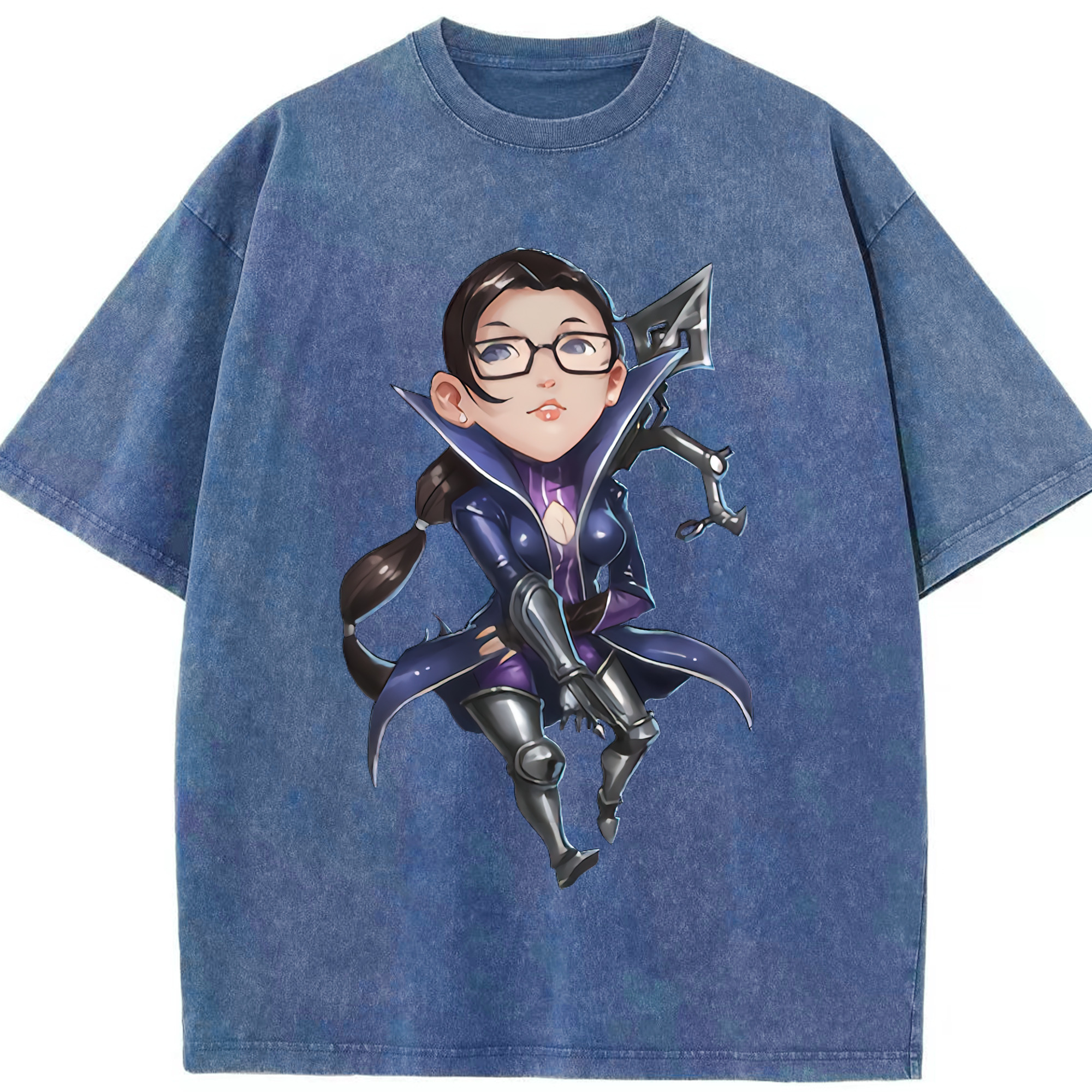 リーグ・オブ・レジェンド League of Legends LOL 綿100% ヴィンテージ風 半袖Tシャツ（フロントプリント）