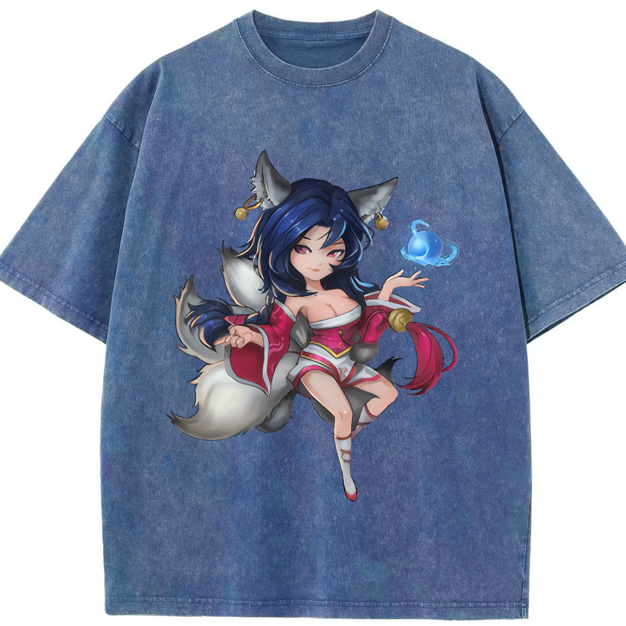 リーグ・オブ・レジェンド League of Legends LOL 綿100% ヴィンテージ風 半袖Tシャツ（フロントプリント）