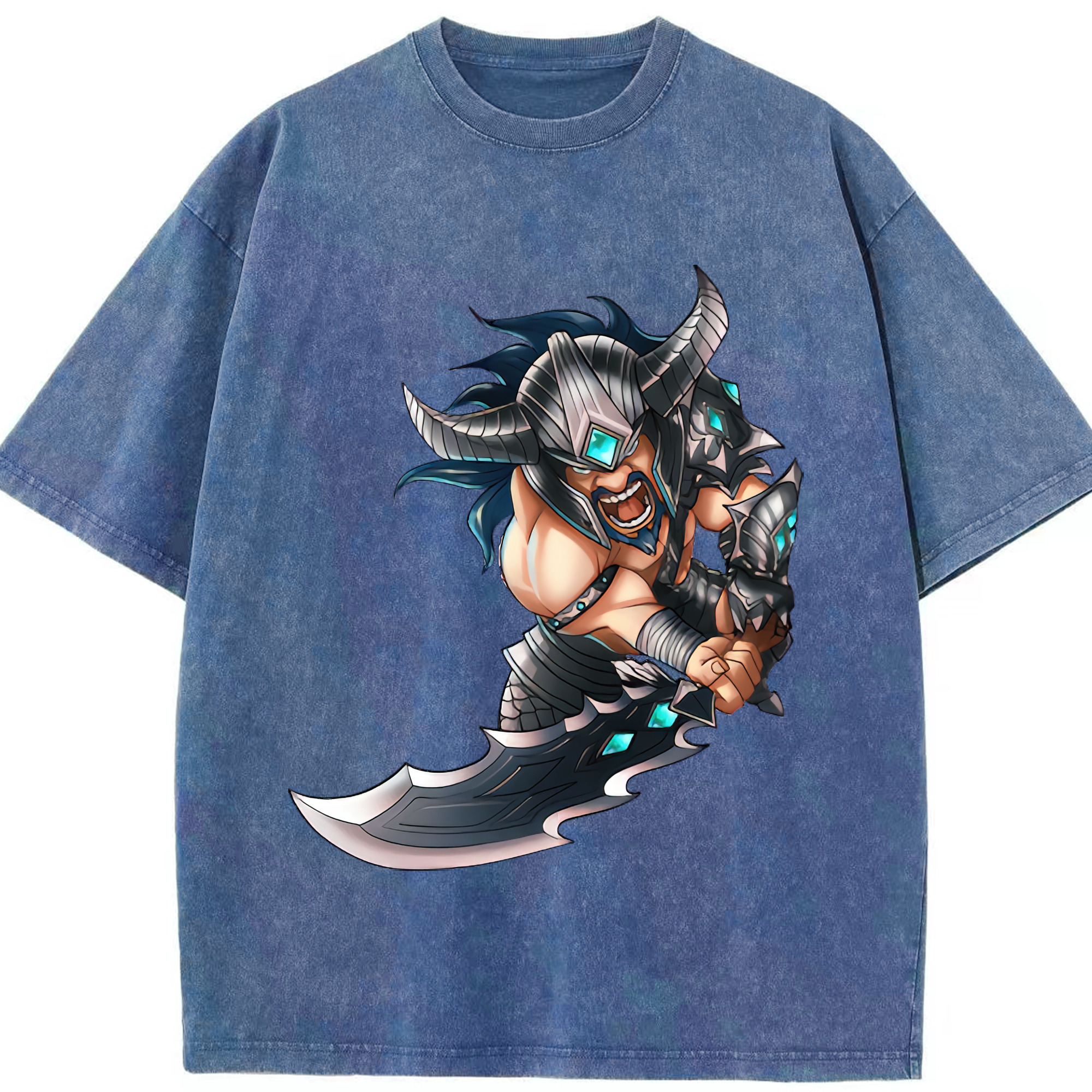 リーグ・オブ・レジェンド League of Legends LOL 綿100% ヴィンテージ風 半袖Tシャツ（フロントプリント）