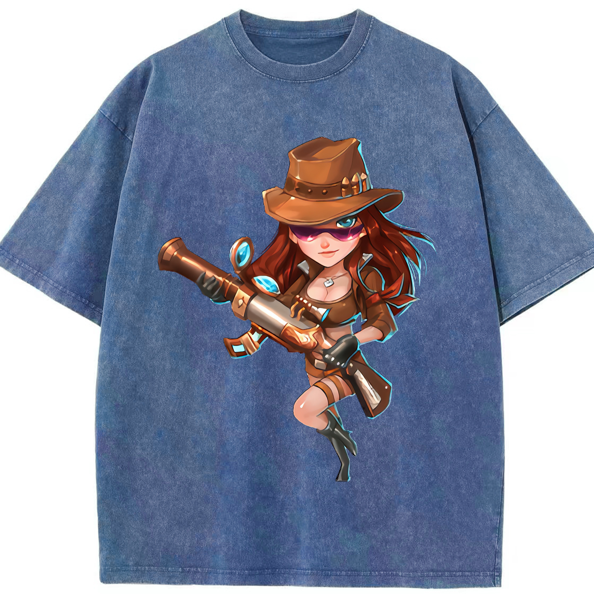 （画像用） リーグ・オブ・レジェンド League of Legends LOL 綿100% ヴィンテージ風 半袖Tシャツ（フロントプリント）