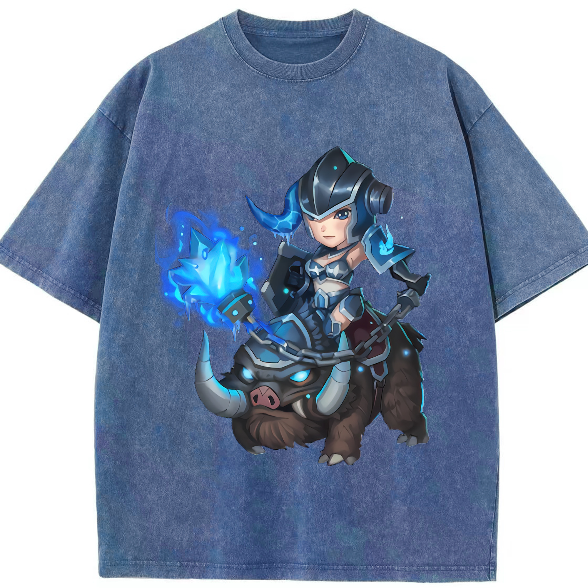 リーグ・オブ・レジェンド League of Legends LOL 綿100% ヴィンテージ風 半袖Tシャツ（フロントプリント）