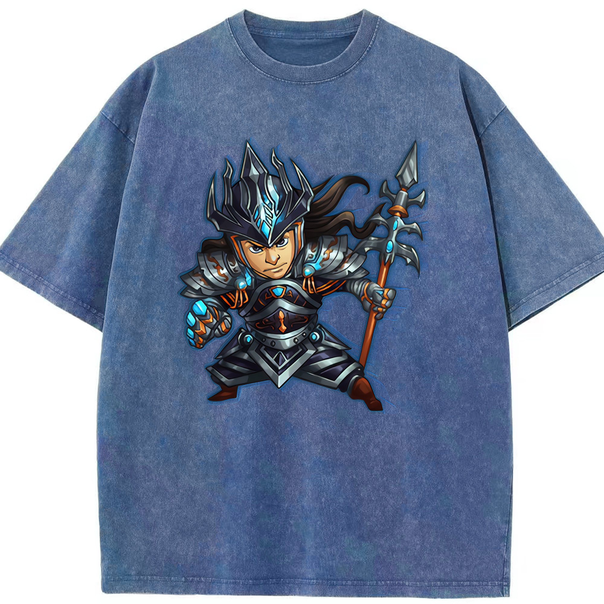 リーグ・オブ・レジェンド League of Legends LOL 綿100% ヴィンテージ風 半袖Tシャツ（フロントプリント）