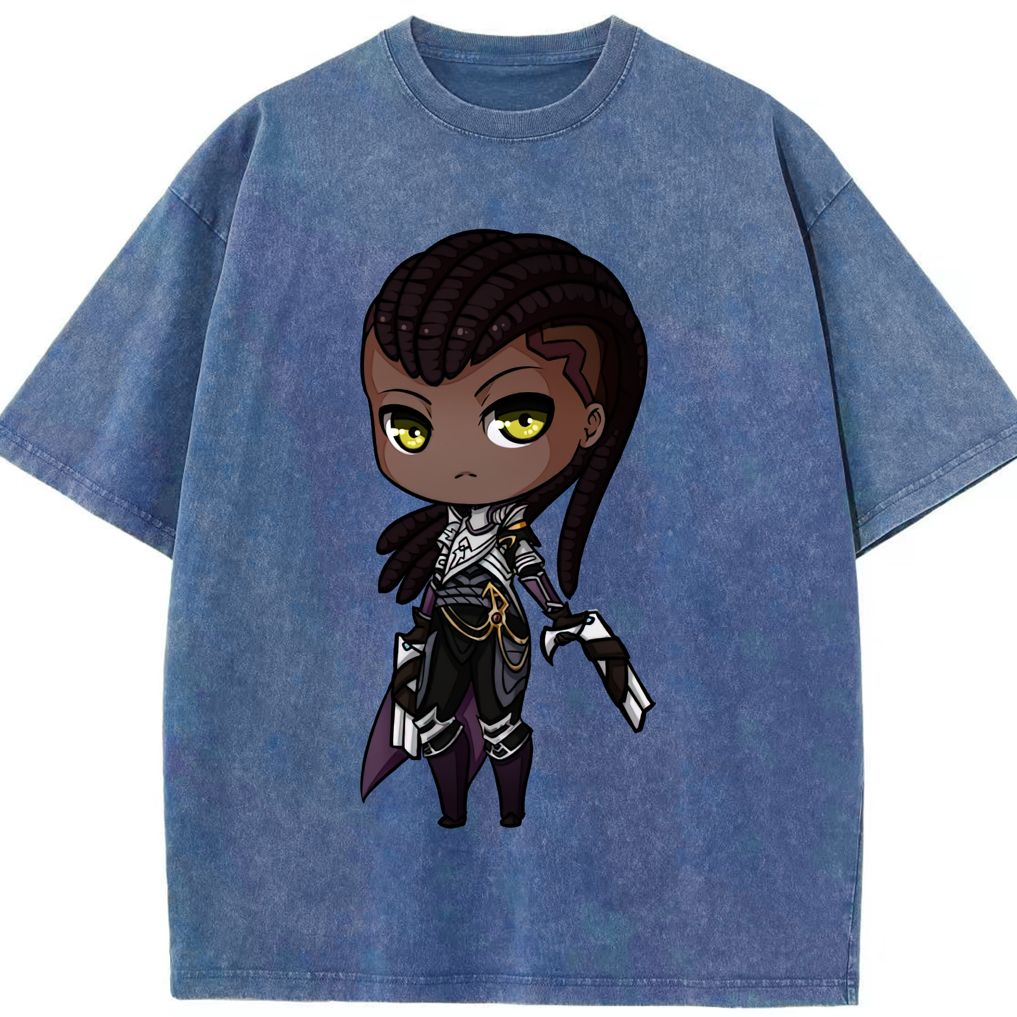 リーグ・オブ・レジェンド League of Legends LOL 綿100% ヴィンテージ風 半袖Tシャツ（フロントプリント）
