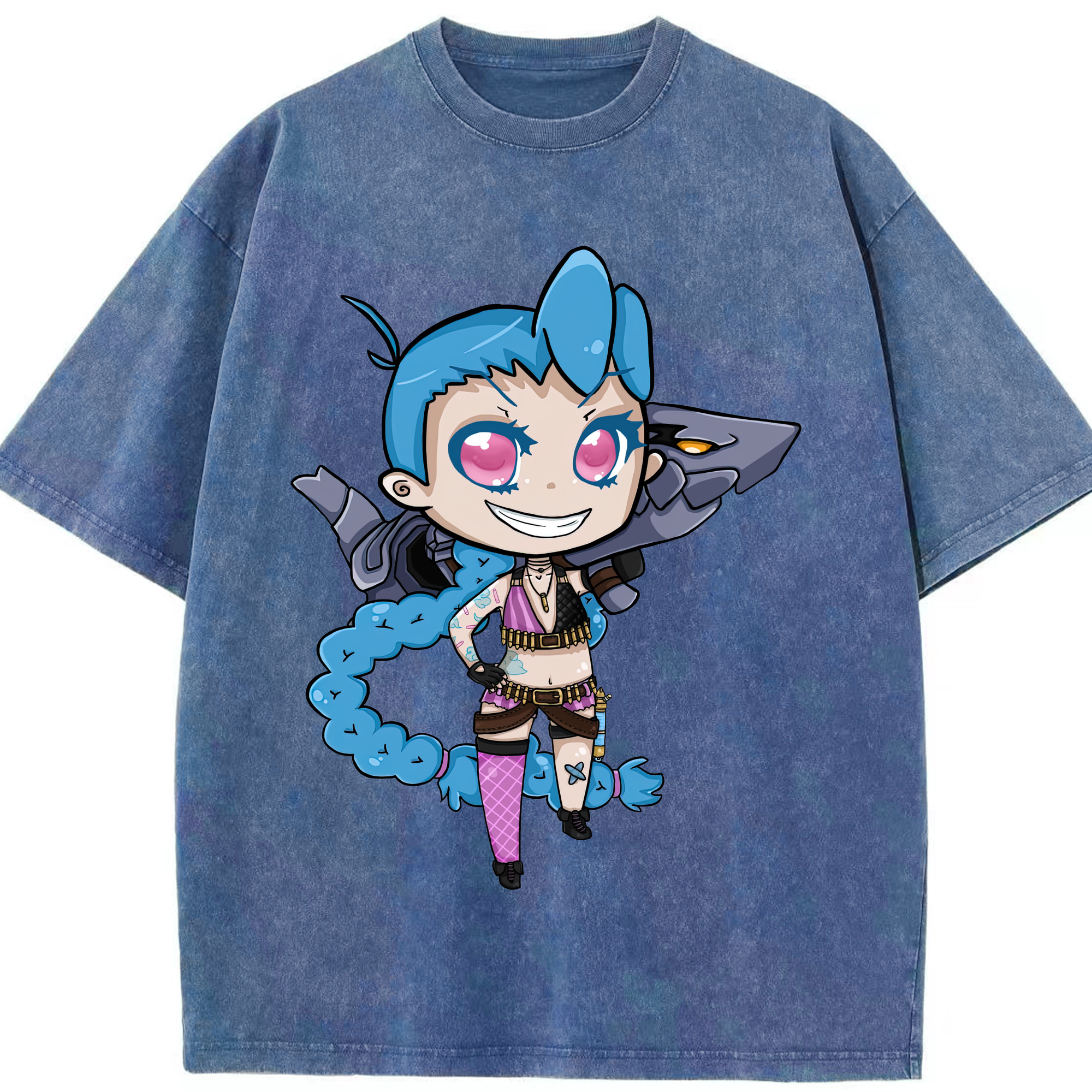 リーグ・オブ・レジェンド League of Legends LOL 綿100% ヴィンテージ風 半袖Tシャツ（フロントプリント）