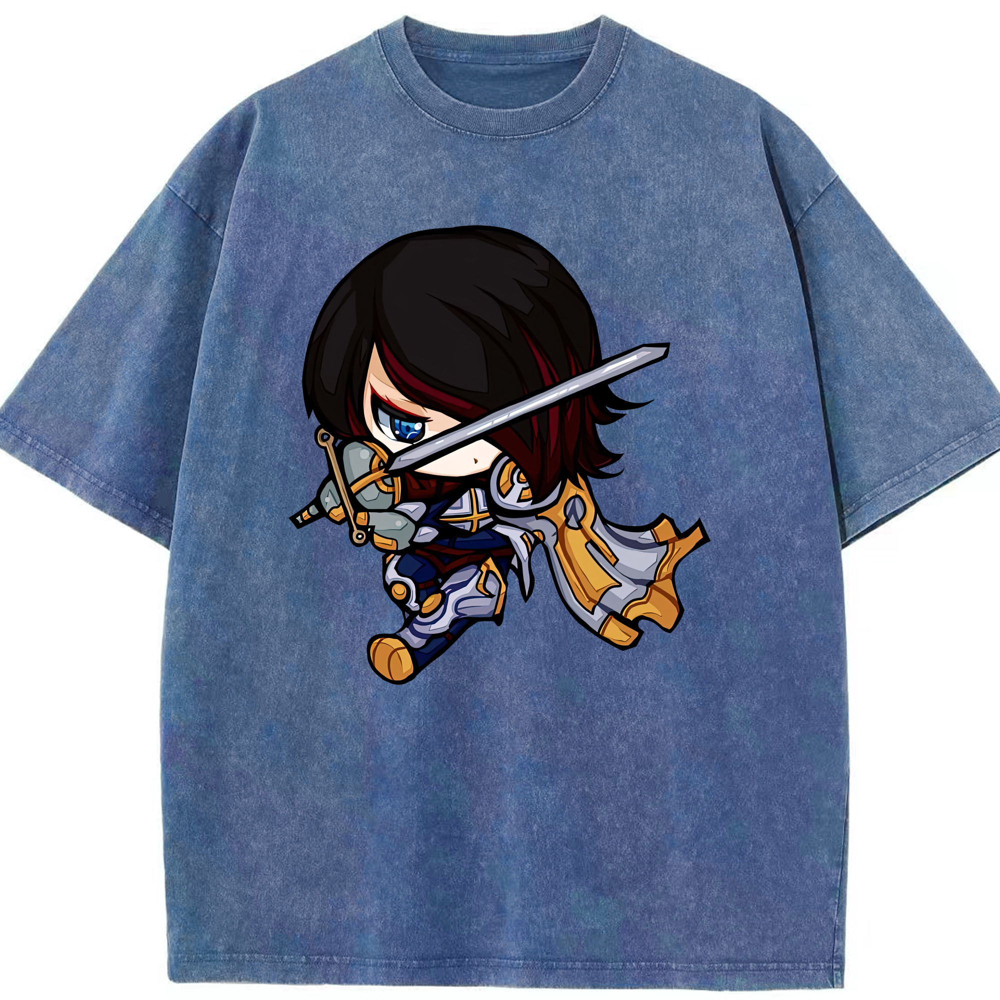 リーグ・オブ・レジェンド League of Legends LOL 綿100% ヴィンテージ風 半袖Tシャツ（フロントプリント）