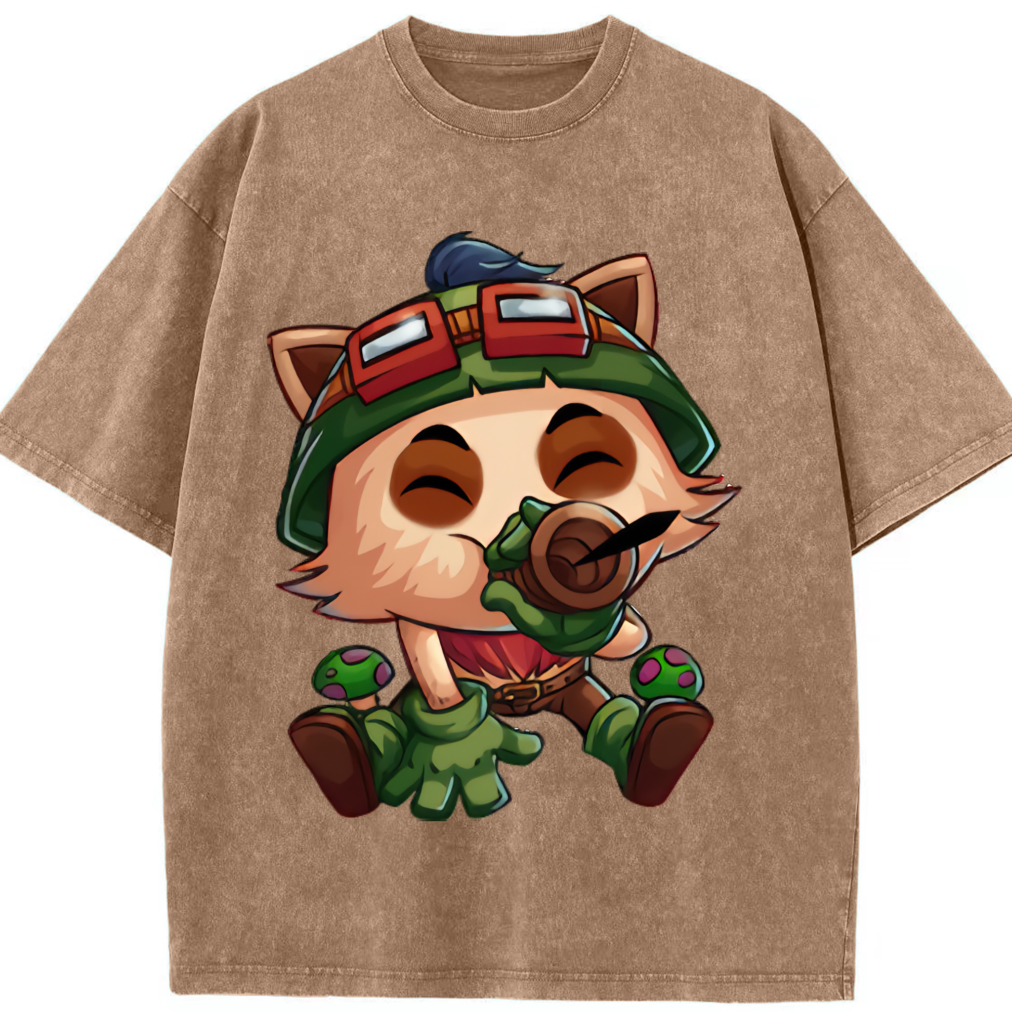 （画像用） リーグ・オブ・レジェンド League of Legends LOL 綿100% ヴィンテージ風 半袖Tシャツ（フロントプリント）