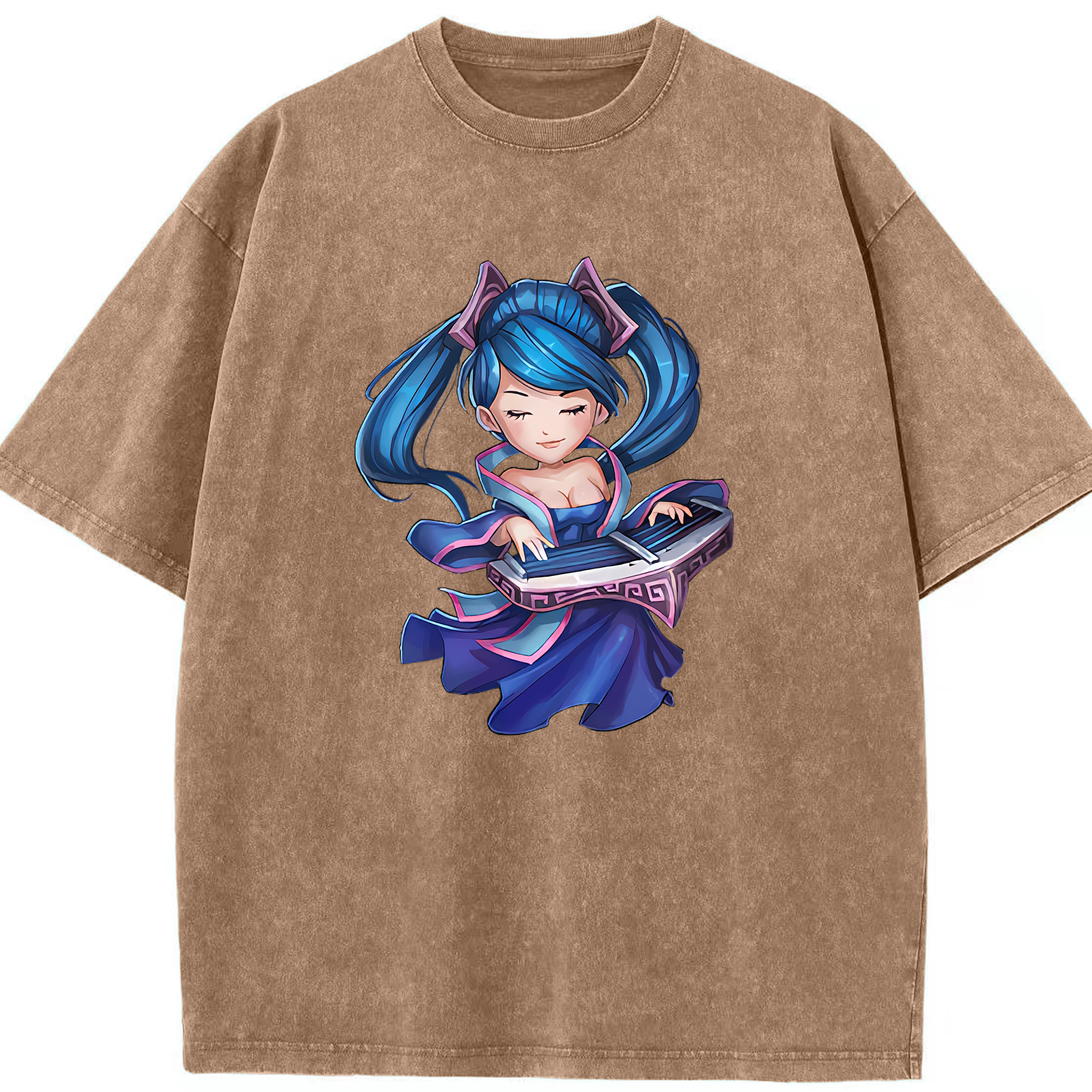 （画像用） リーグ・オブ・レジェンド League of Legends LOL 綿100% ヴィンテージ風 半袖Tシャツ（フロントプリント）