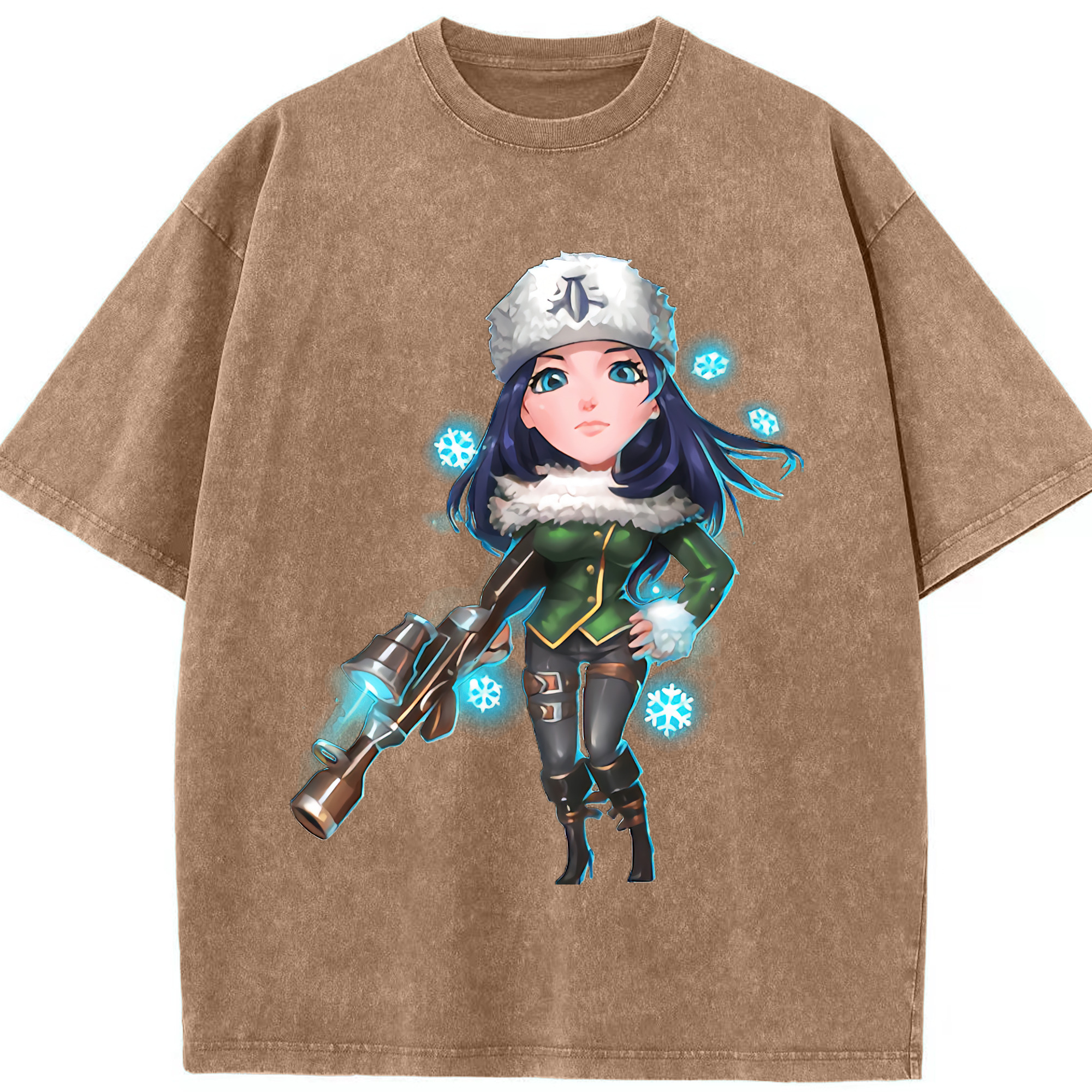 リーグ・オブ・レジェンド League of Legends LOL 綿100% ヴィンテージ風 半袖Tシャツ（フロントプリント）