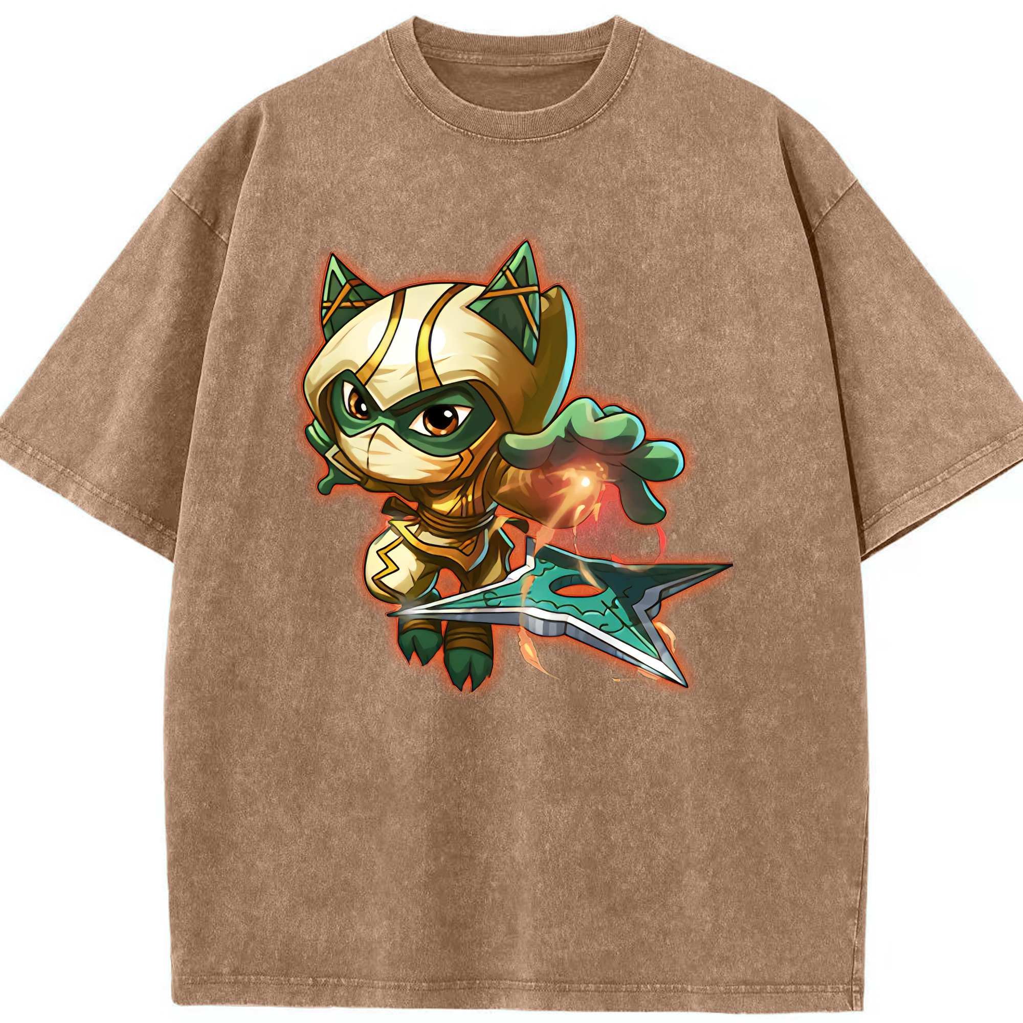 リーグ・オブ・レジェンド League of Legends LOL 綿100% ヴィンテージ風 半袖Tシャツ（フロントプリント）