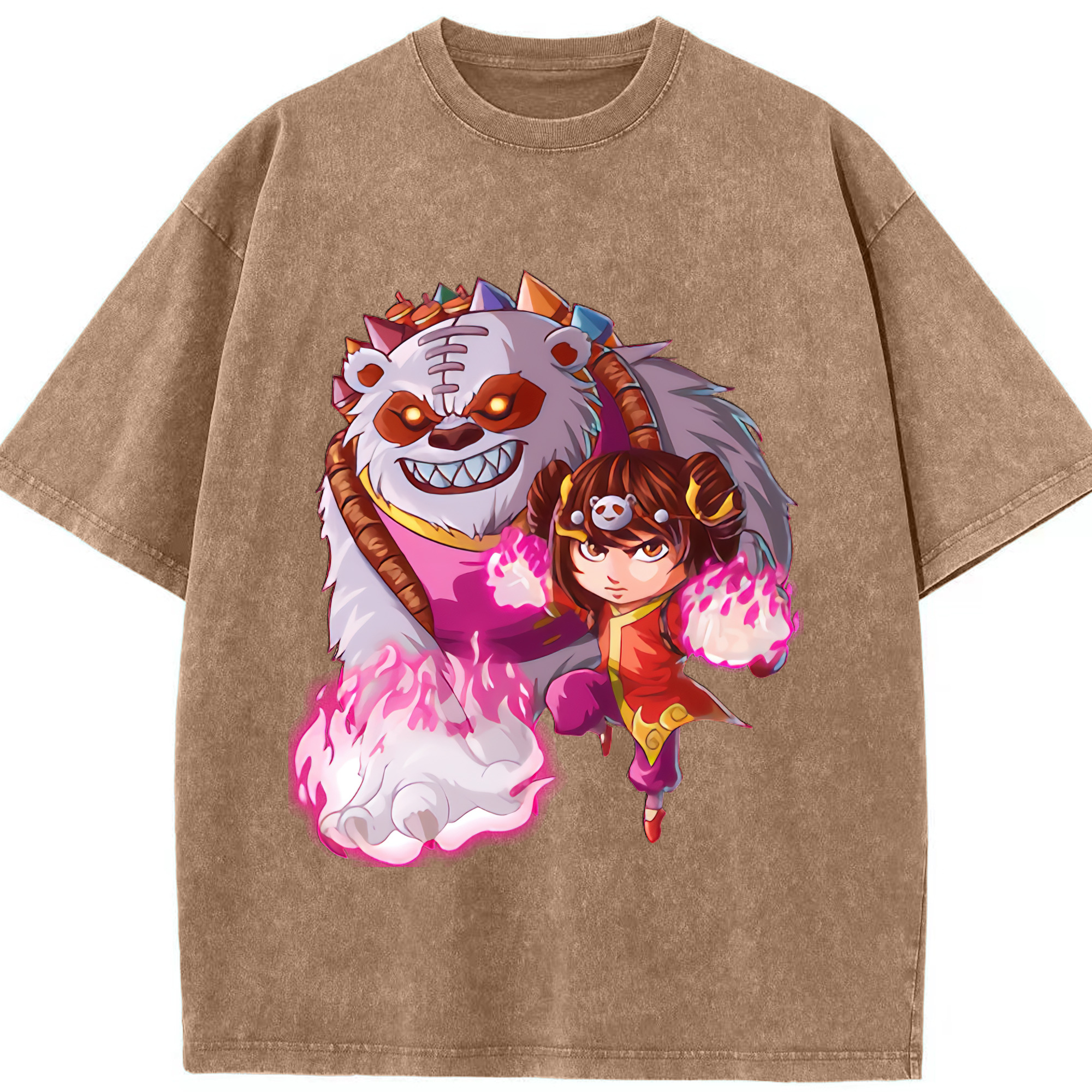 リーグ・オブ・レジェンド League of Legends LOL 綿100% ヴィンテージ風 半袖Tシャツ（フロントプリント）