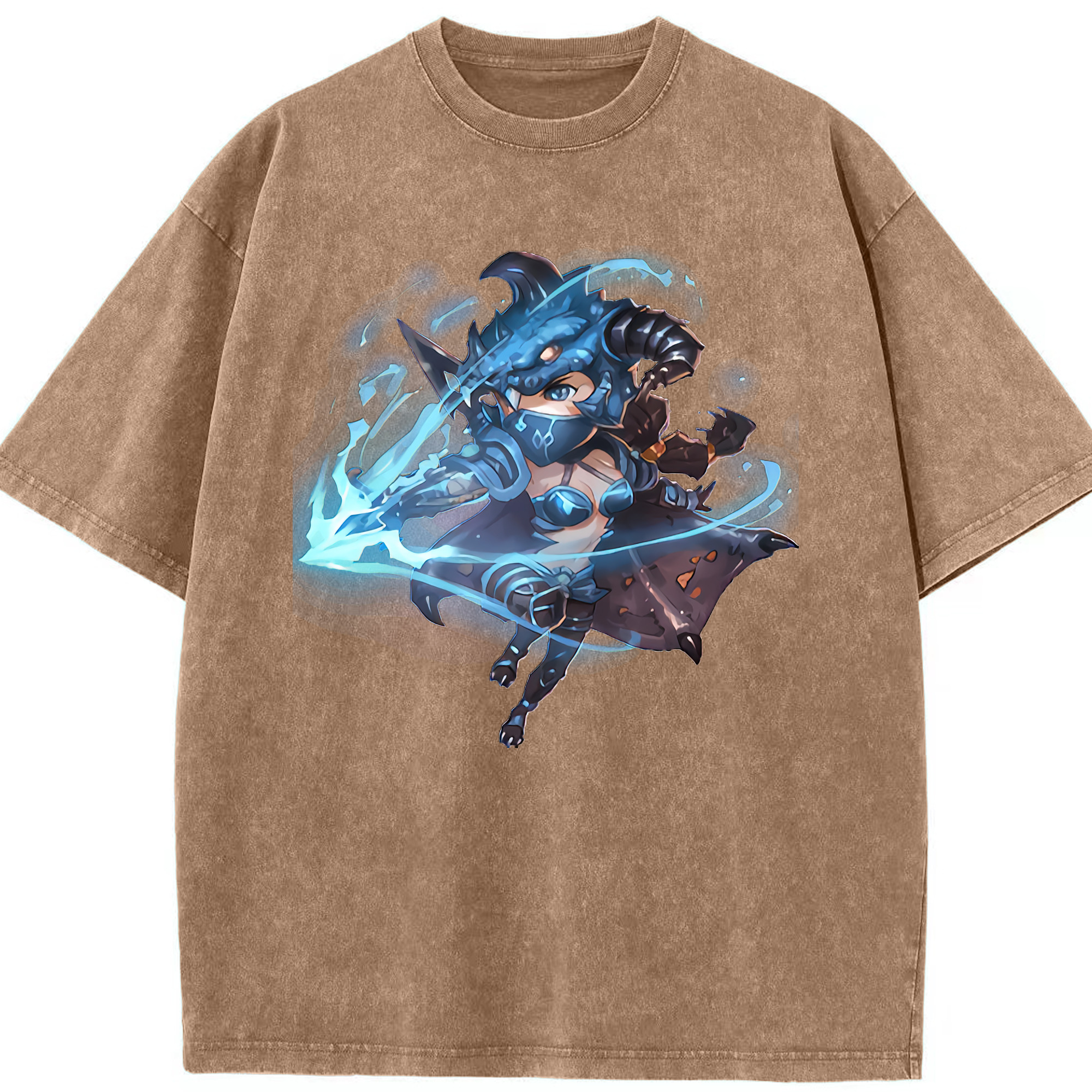 リーグ・オブ・レジェンド League of Legends LOL 綿100% ヴィンテージ風 半袖Tシャツ（フロントプリント）