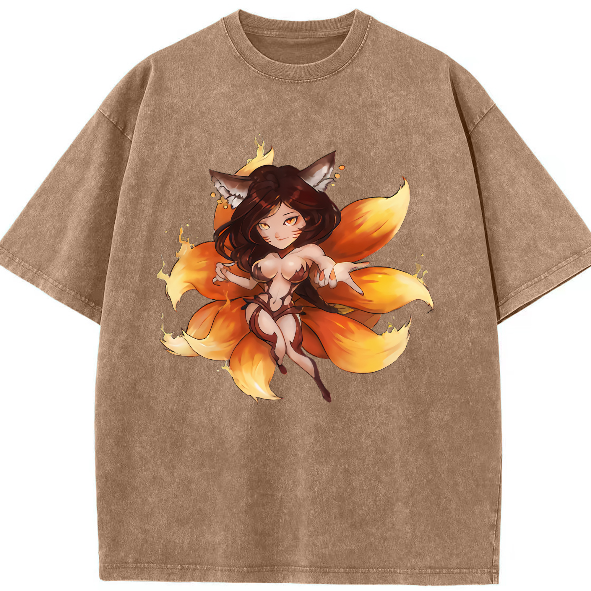 リーグ・オブ・レジェンド League of Legends LOL 綿100% ヴィンテージ風 半袖Tシャツ（フロントプリント）