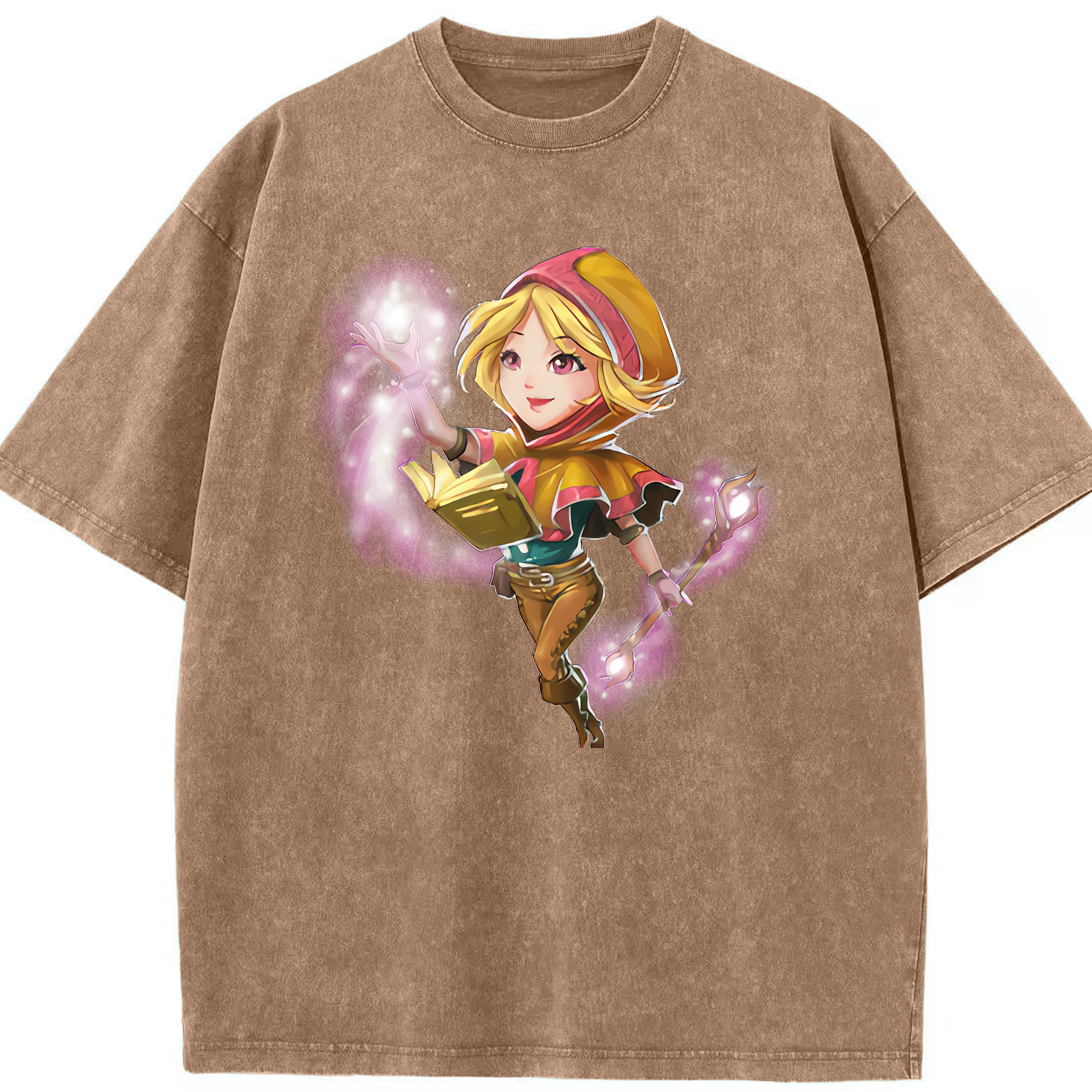 リーグ・オブ・レジェンド League of Legends LOL 綿100% ヴィンテージ風 半袖Tシャツ（フロントプリント）