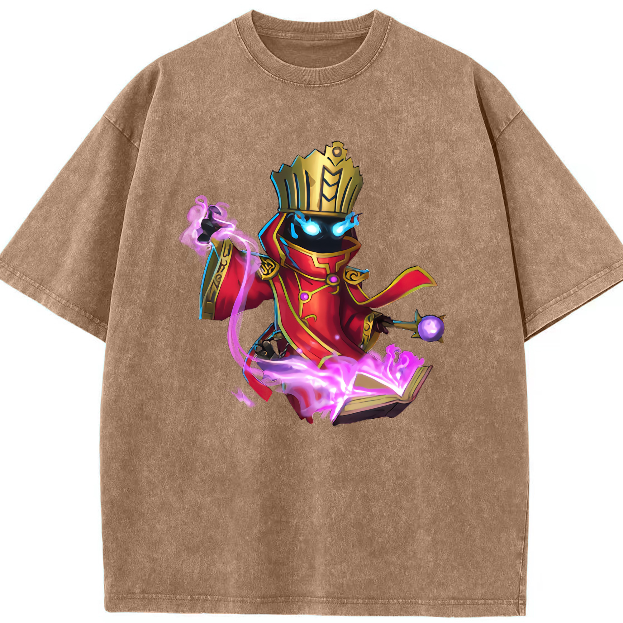 （画像用） リーグ・オブ・レジェンド League of Legends LOL 綿100% ヴィンテージ風 半袖Tシャツ（フロントプリント）
