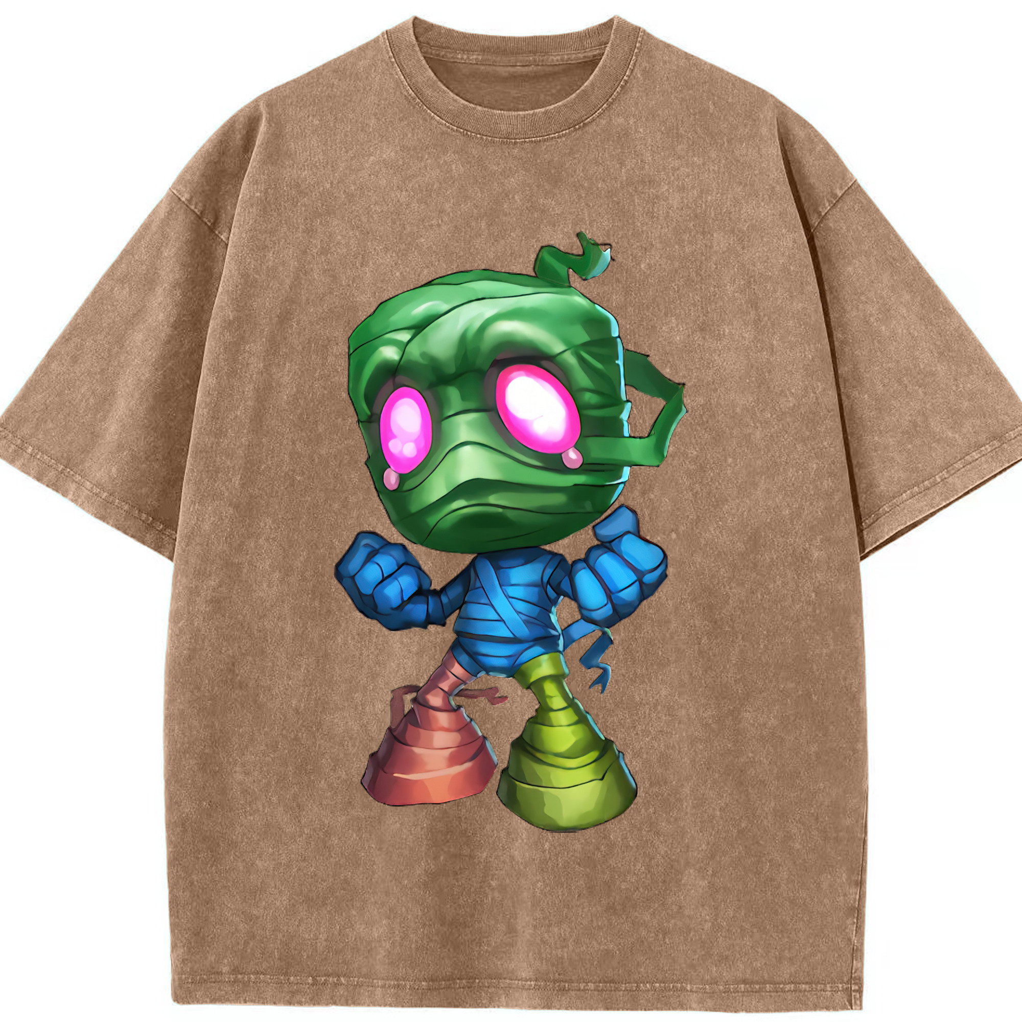 リーグ・オブ・レジェンド League of Legends LOL 綿100% ヴィンテージ風 半袖Tシャツ（フロントプリント）