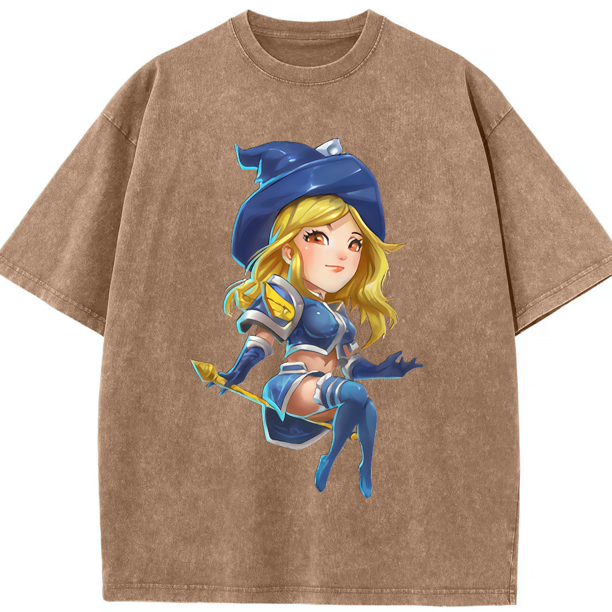 リーグ・オブ・レジェンド League of Legends LOL 綿100% ヴィンテージ風 半袖Tシャツ（フロントプリント）