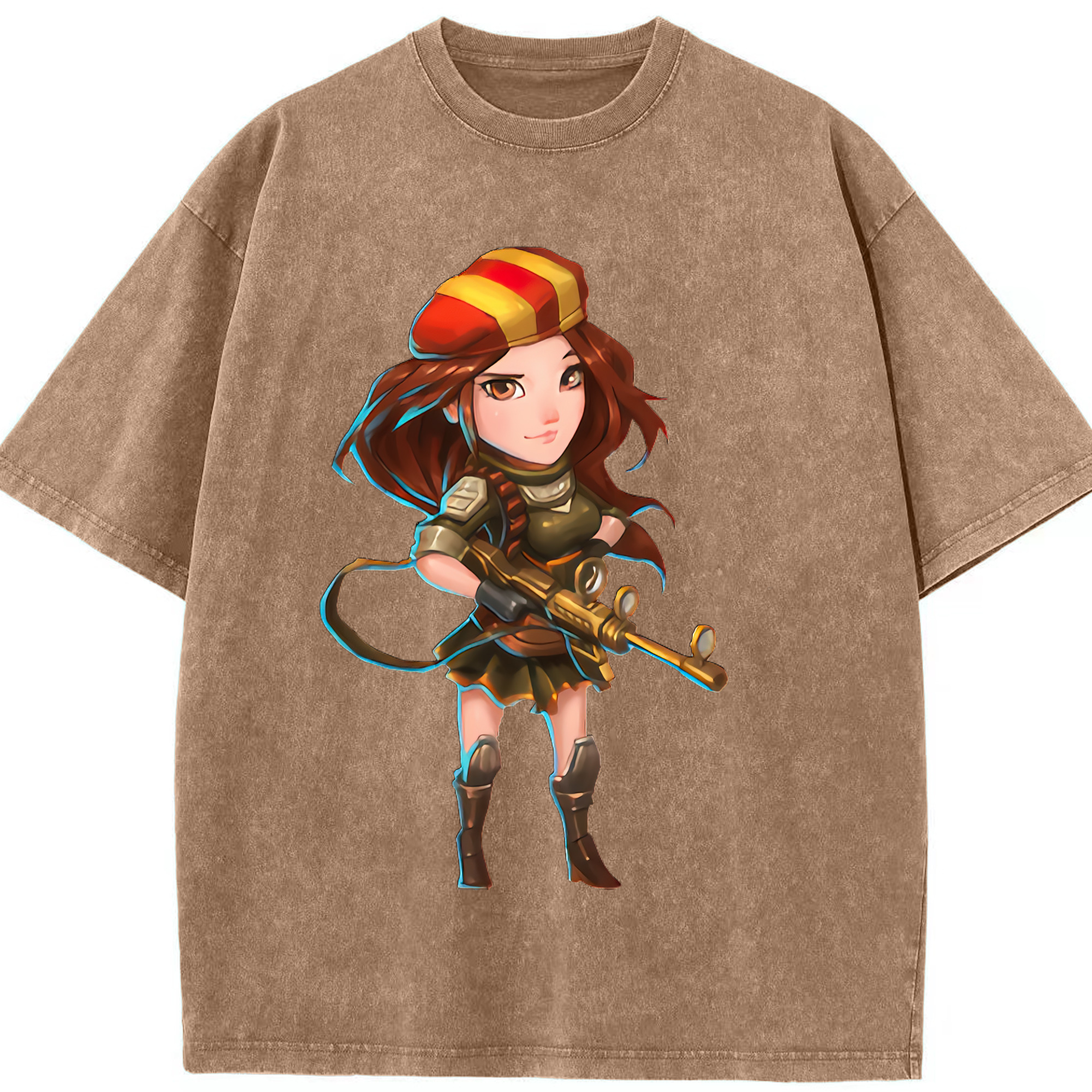 リーグ・オブ・レジェンド League of Legends LOL 綿100% ヴィンテージ風 半袖Tシャツ（フロントプリント）