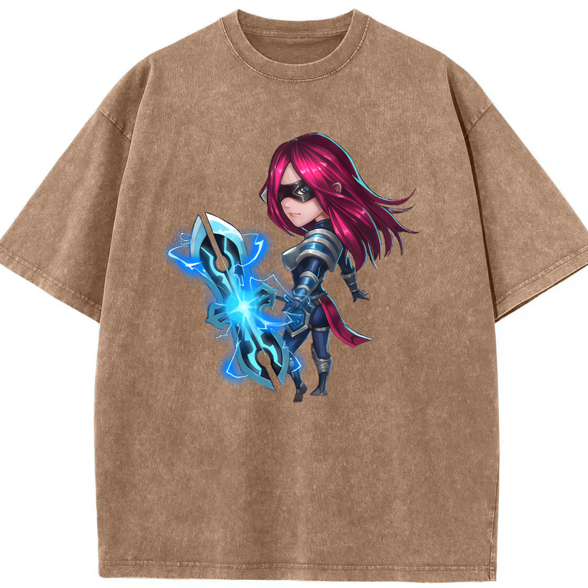 リーグ・オブ・レジェンド League of Legends LOL 綿100% ヴィンテージ風 半袖Tシャツ（フロントプリント）