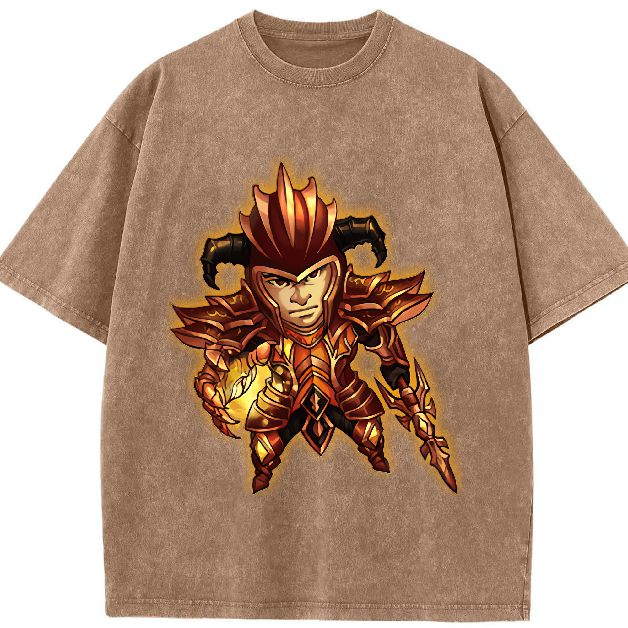 リーグ・オブ・レジェンド League of Legends LOL 綿100% ヴィンテージ風 半袖Tシャツ（フロントプリント）