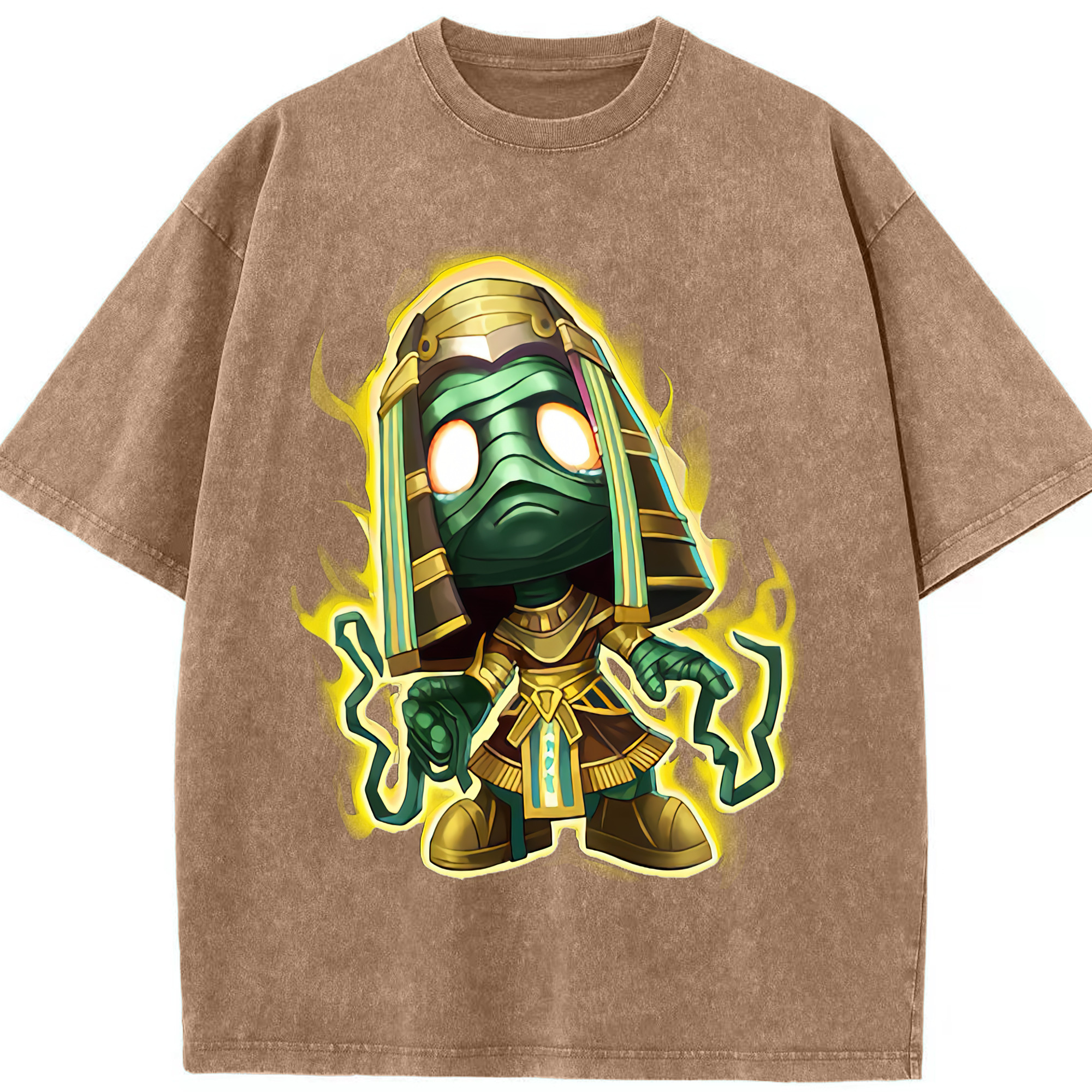 リーグ・オブ・レジェンド League of Legends LOL 綿100% ヴィンテージ風 半袖Tシャツ（フロントプリント）