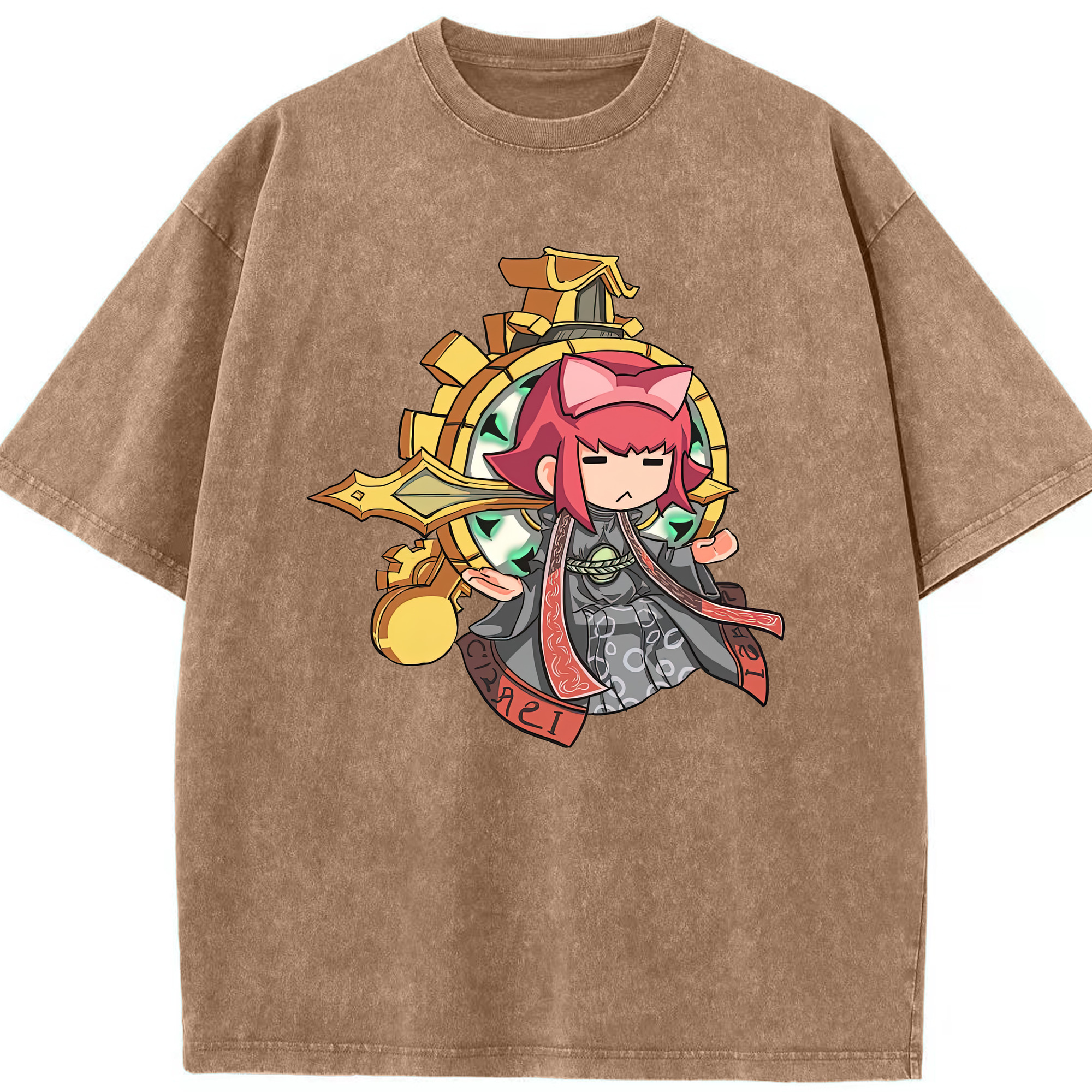 リーグ・オブ・レジェンド League of Legends LOL 綿100% ヴィンテージ風 半袖Tシャツ（フロントプリント）