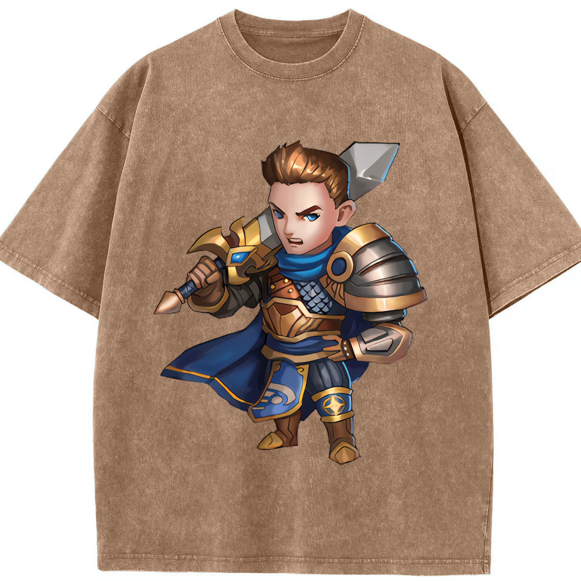 リーグ・オブ・レジェンド League of Legends LOL 綿100% ヴィンテージ風 半袖Tシャツ（フロントプリント）