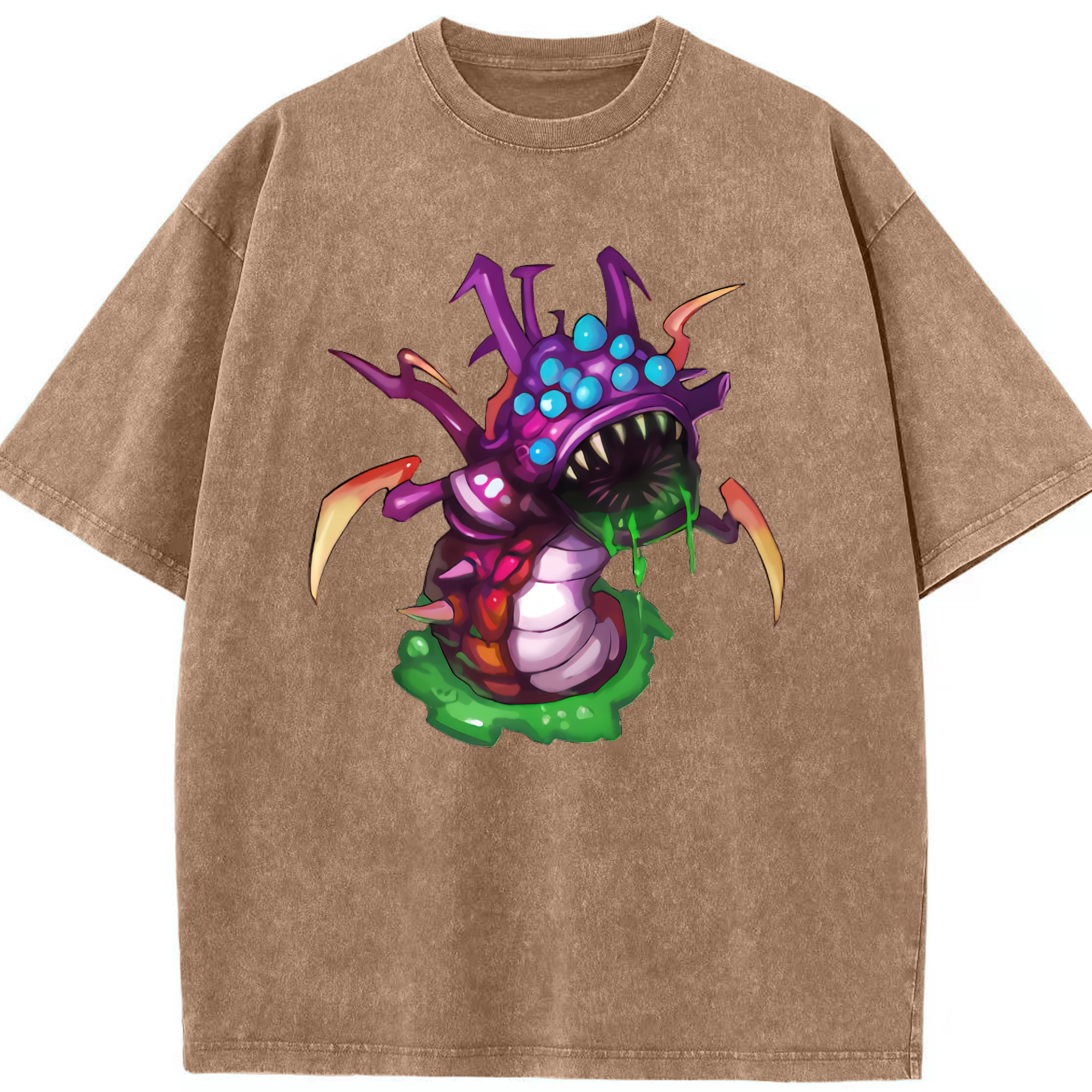 リーグ・オブ・レジェンド League of Legends LOL 綿100% ヴィンテージ風 半袖Tシャツ（フロントプリント）