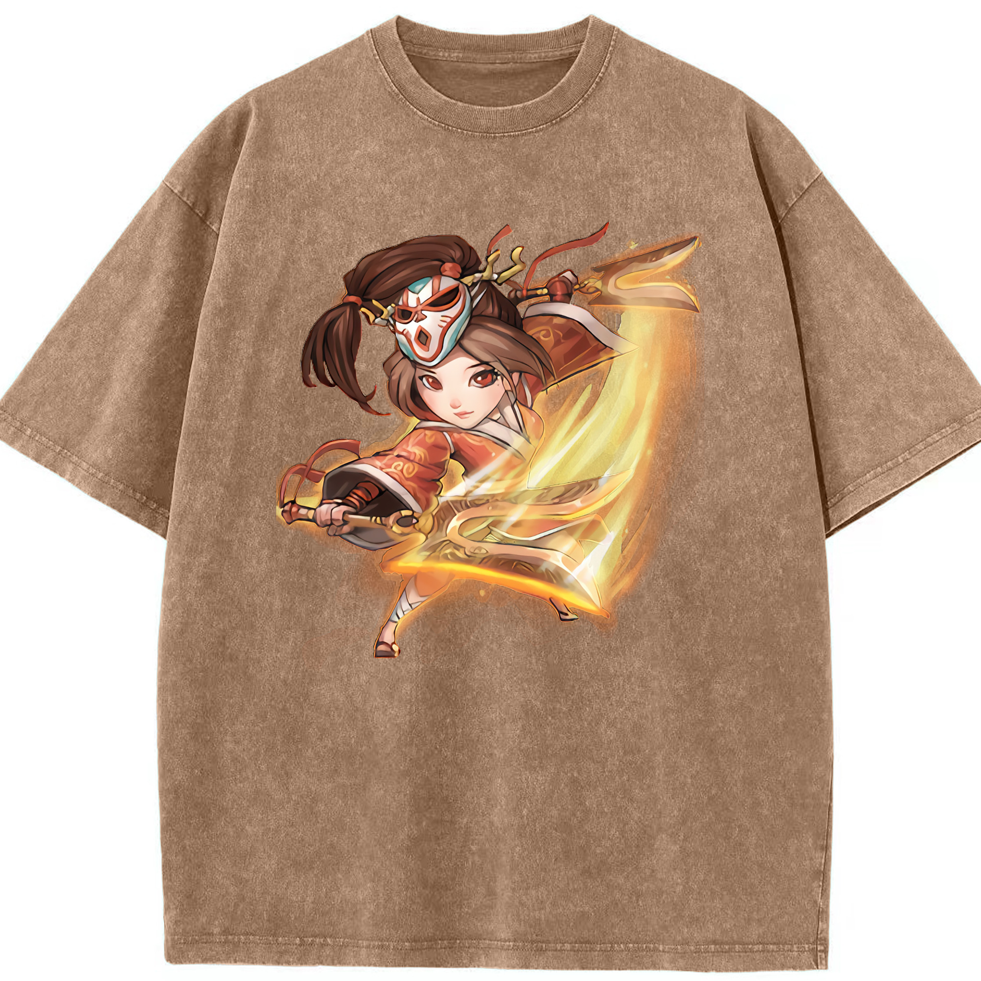 リーグ・オブ・レジェンド League of Legends LOL 綿100% ヴィンテージ風 半袖Tシャツ（フロントプリント）