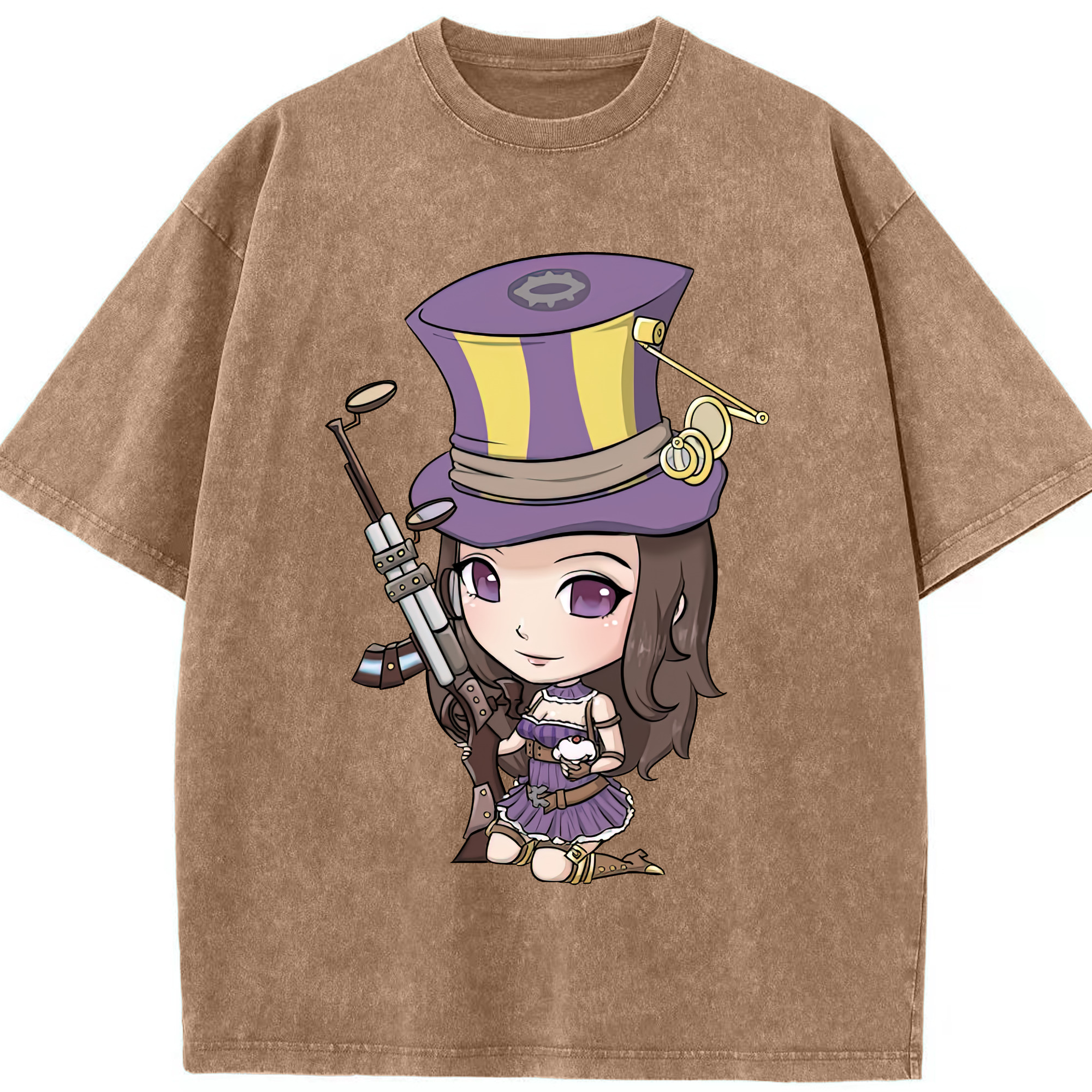 リーグ・オブ・レジェンド League of Legends LOL 綿100% ヴィンテージ風 半袖Tシャツ（フロントプリント）