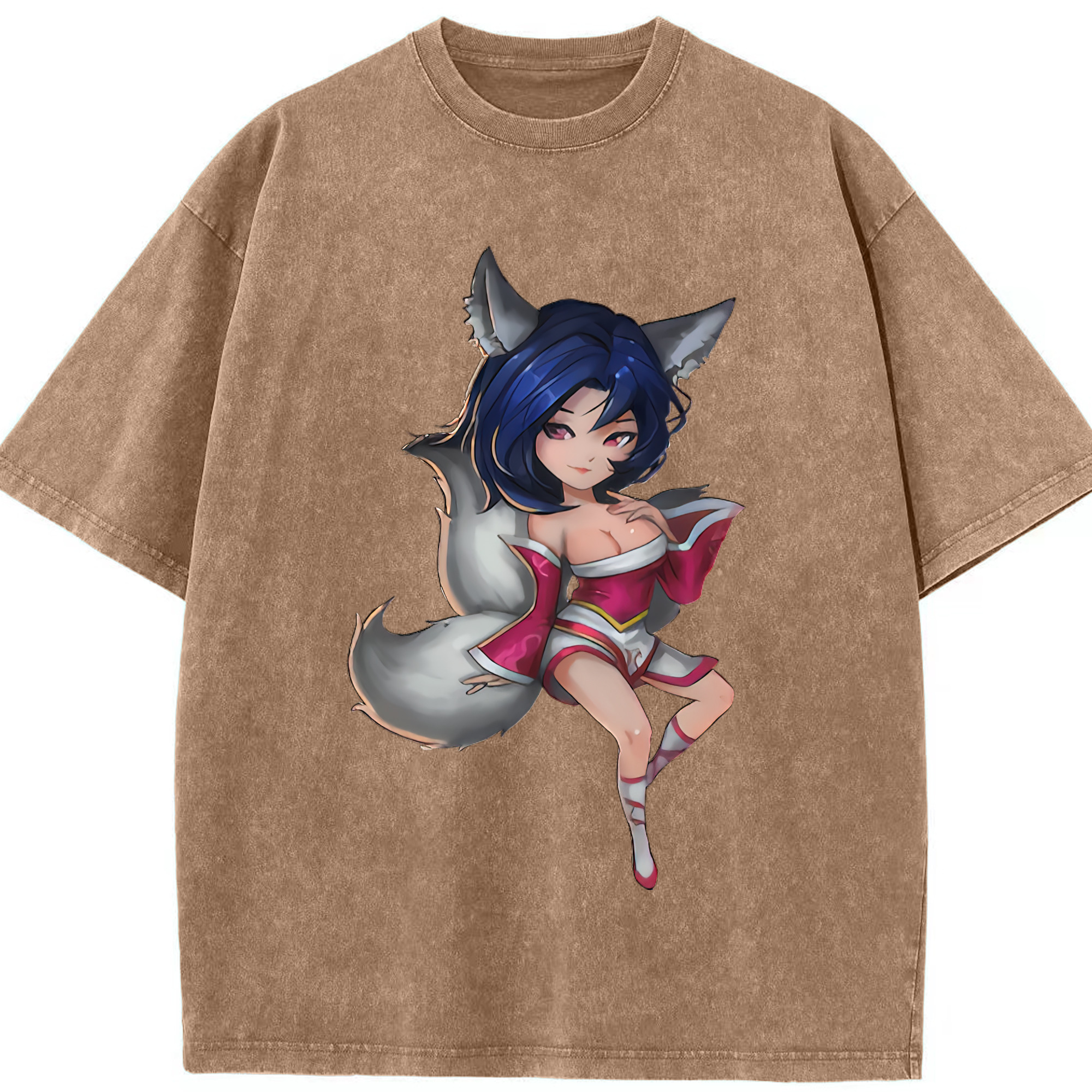 （画像用） リーグ・オブ・レジェンド League of Legends LOL 綿100% ヴィンテージ風 半袖Tシャツ（フロントプリント）