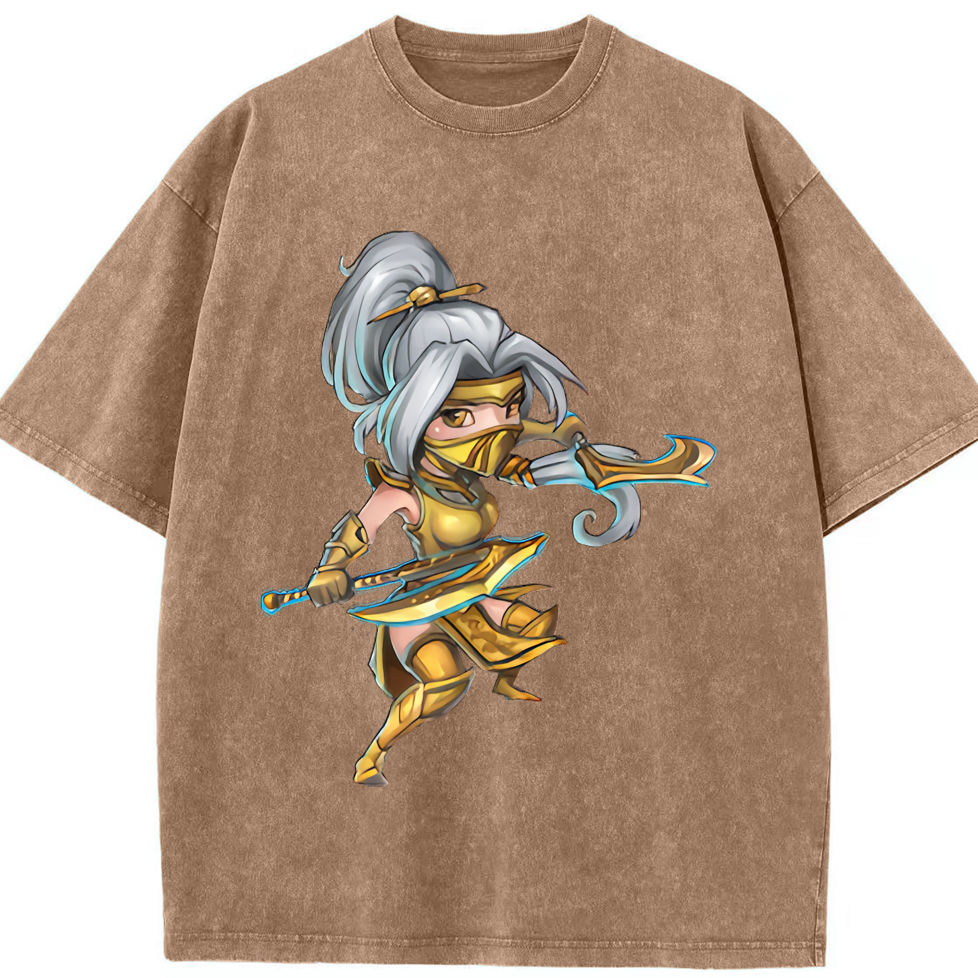 リーグ・オブ・レジェンド League of Legends LOL 綿100% ヴィンテージ風 半袖Tシャツ（フロントプリント）