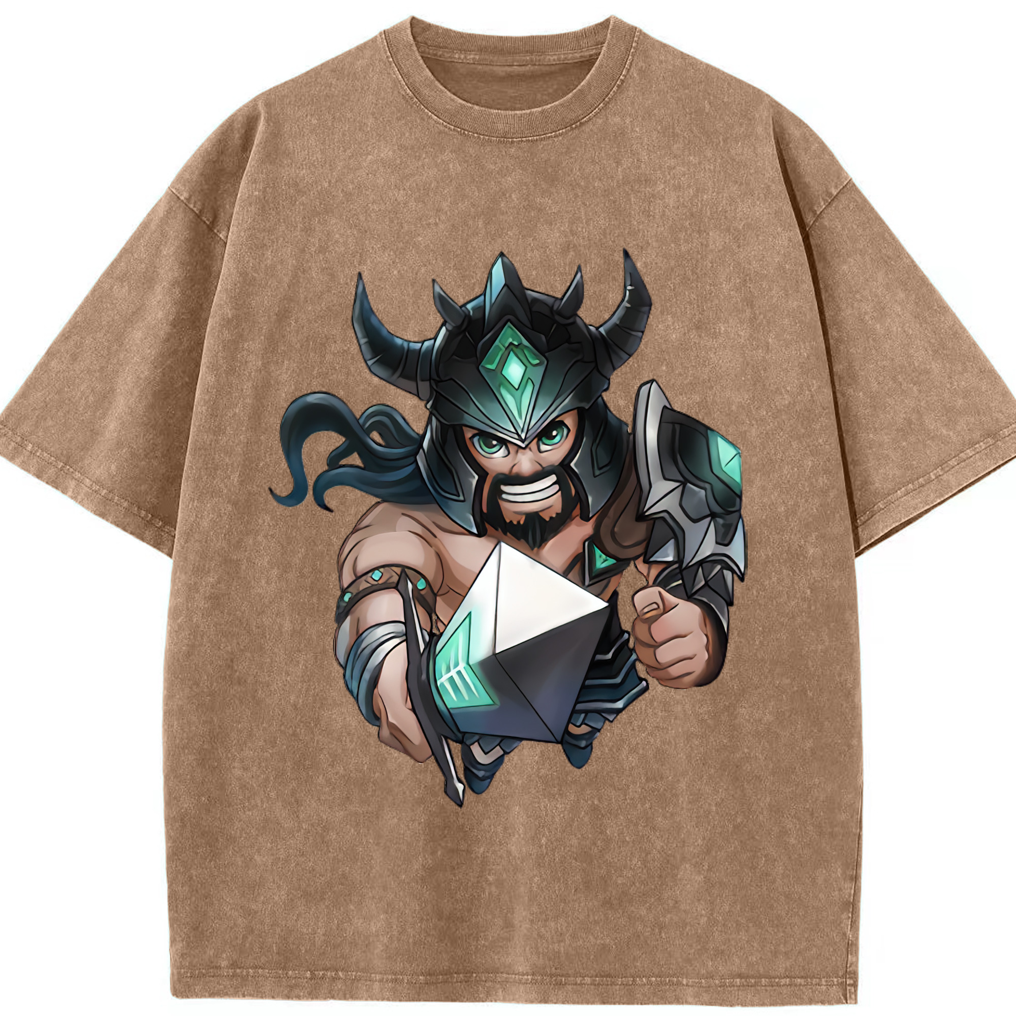 リーグ・オブ・レジェンド League of Legends LOL 綿100% ヴィンテージ風 半袖Tシャツ（フロントプリント）