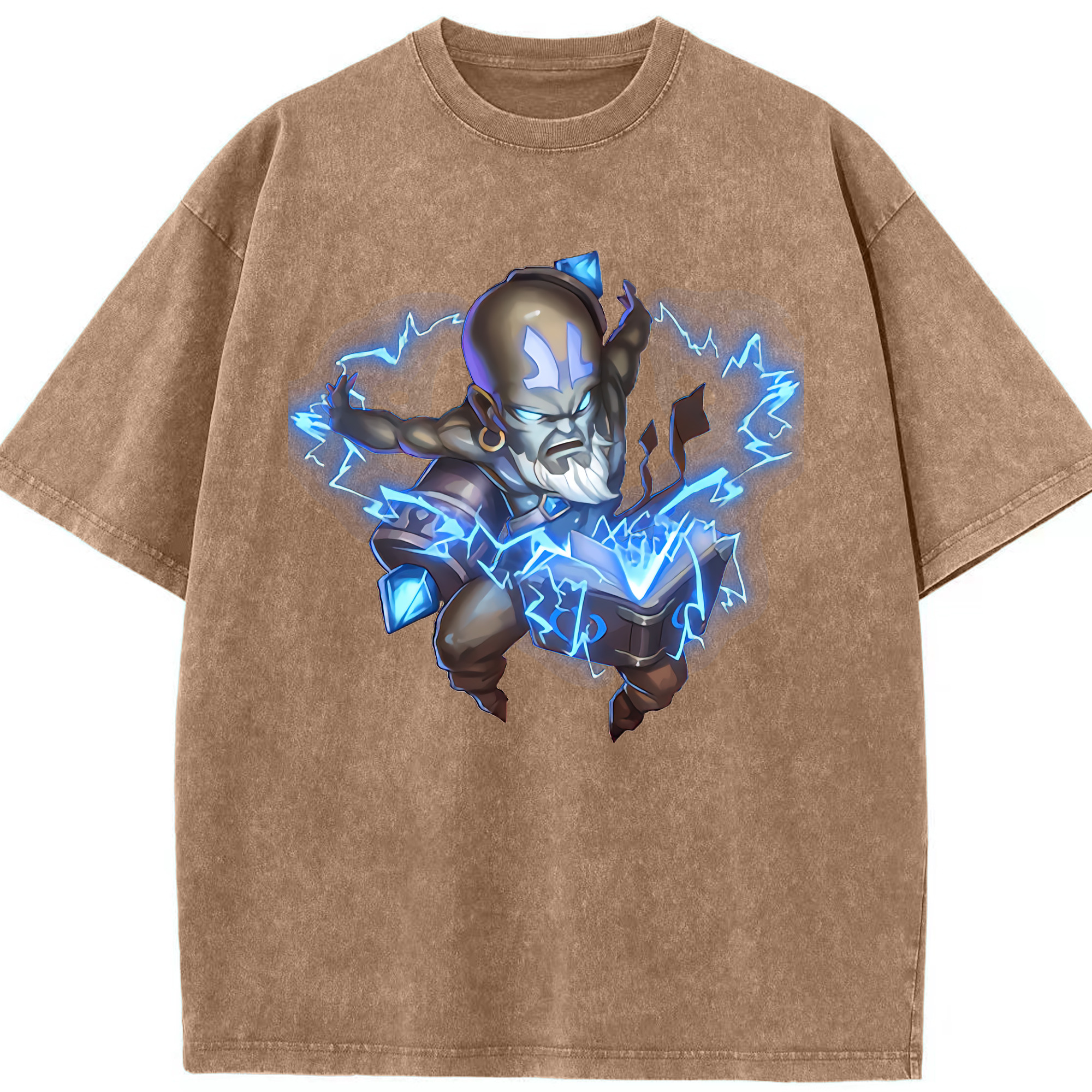 リーグ・オブ・レジェンド League of Legends LOL 綿100% ヴィンテージ風 半袖Tシャツ（フロントプリント）