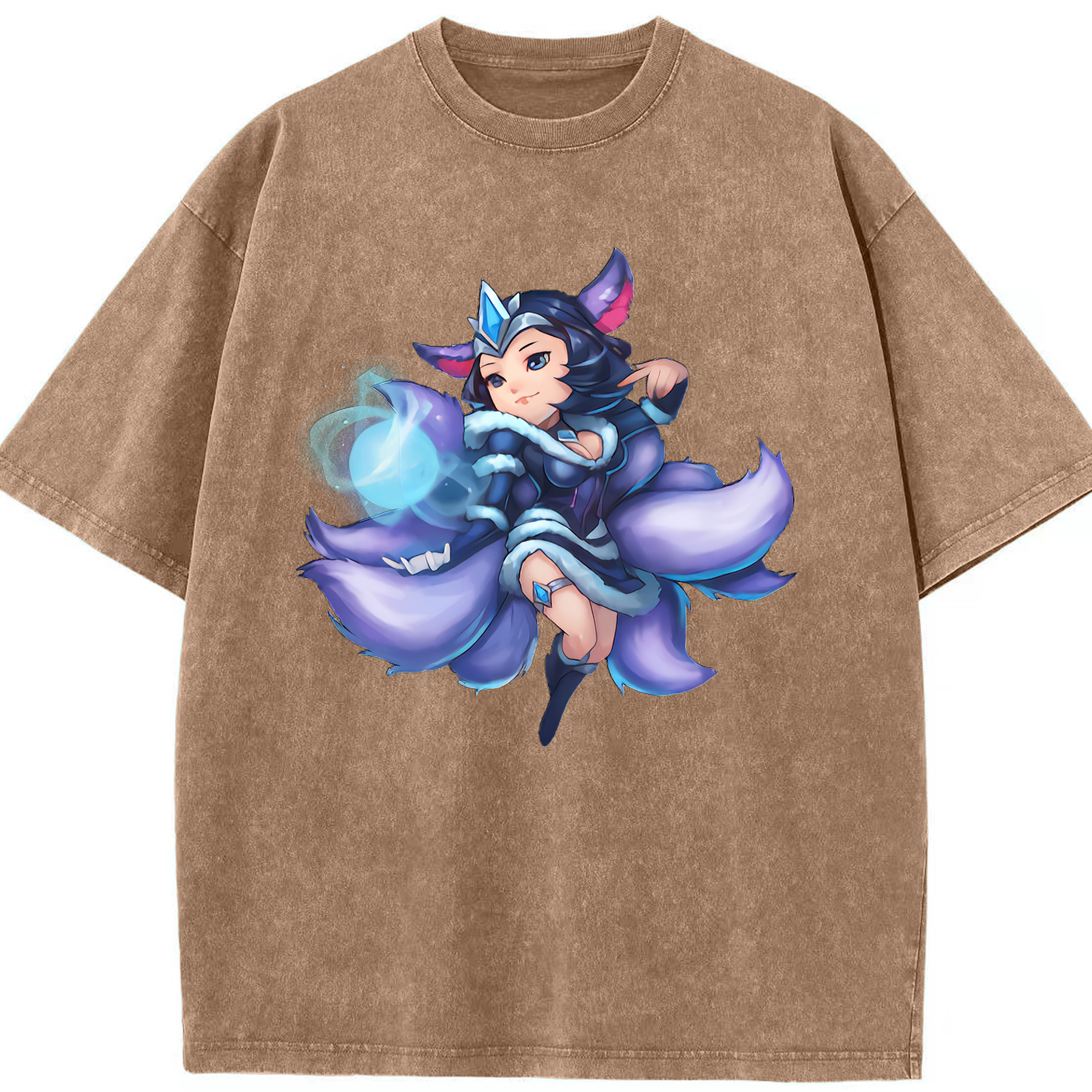 （画像用） リーグ・オブ・レジェンド League of Legends LOL 綿100% ヴィンテージ風 半袖Tシャツ（フロントプリント）