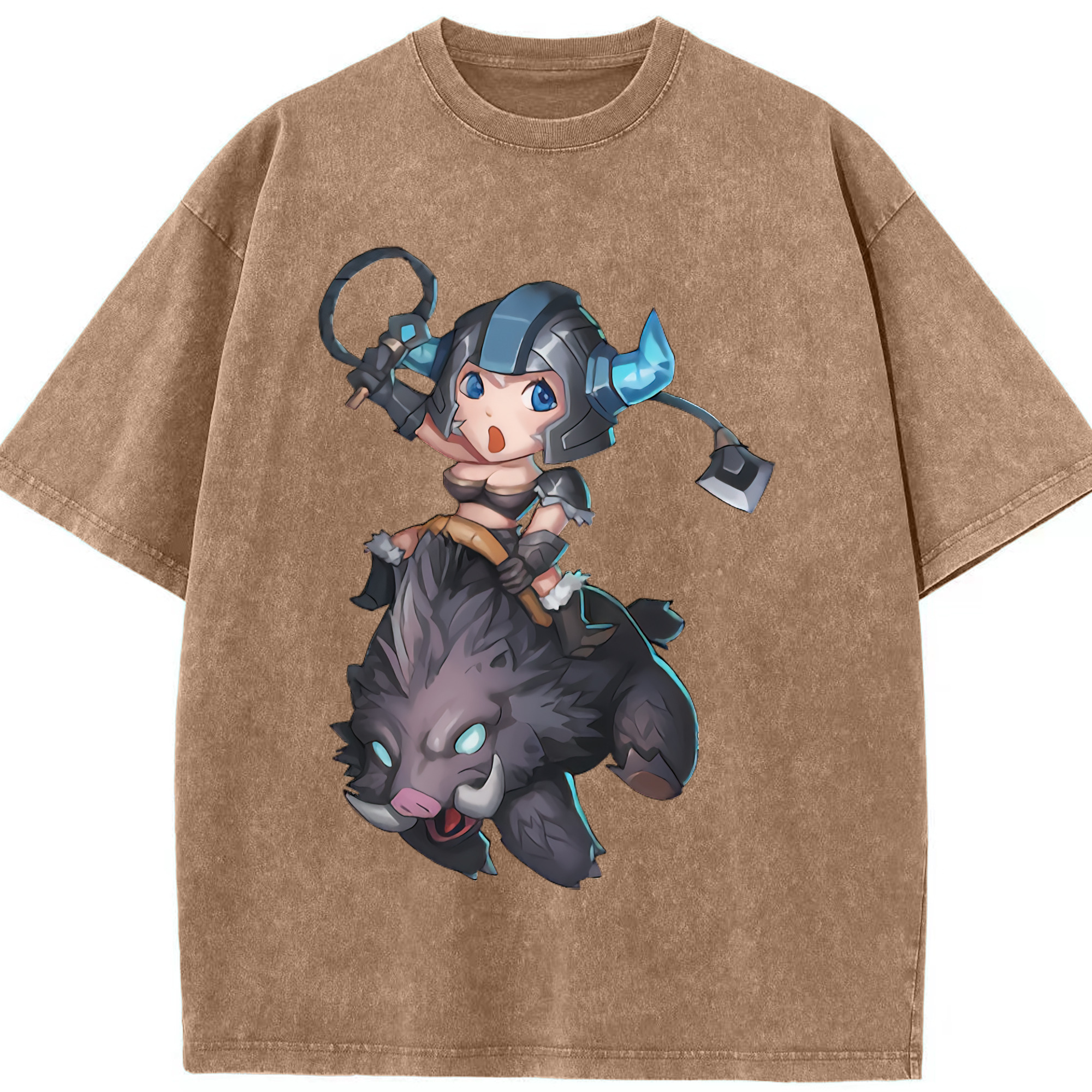 （画像用） リーグ・オブ・レジェンド League of Legends LOL 綿100% ヴィンテージ風 半袖Tシャツ（フロントプリント）