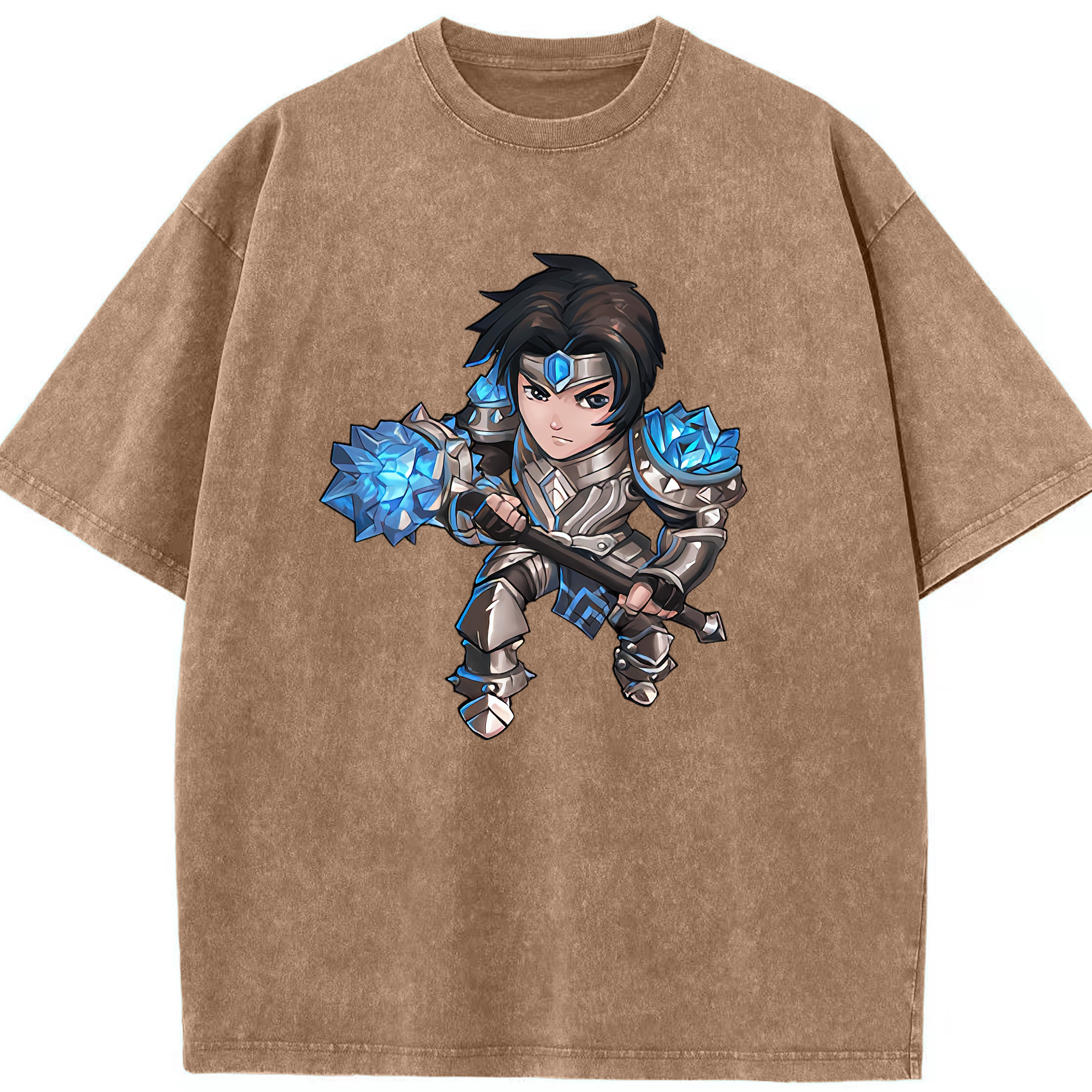 （画像用） リーグ・オブ・レジェンド League of Legends LOL 綿100% ヴィンテージ風 半袖Tシャツ（フロントプリント）
