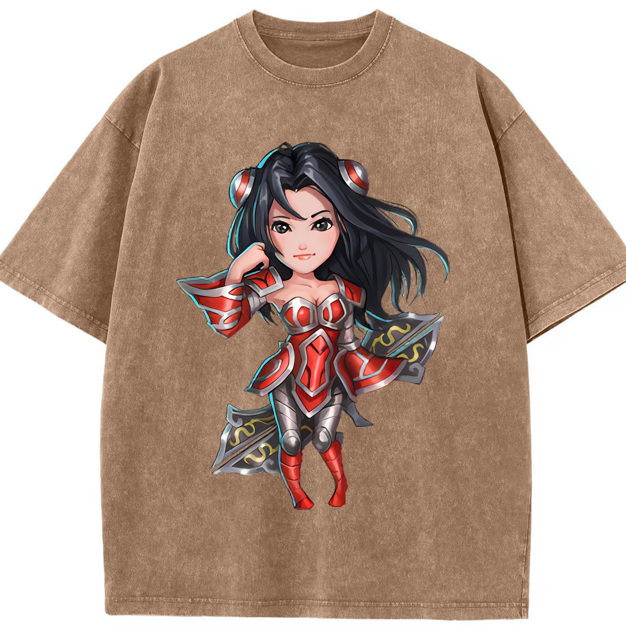 （画像用） リーグ・オブ・レジェンド League of Legends LOL 綿100% ヴィンテージ風 半袖Tシャツ（フロントプリント）