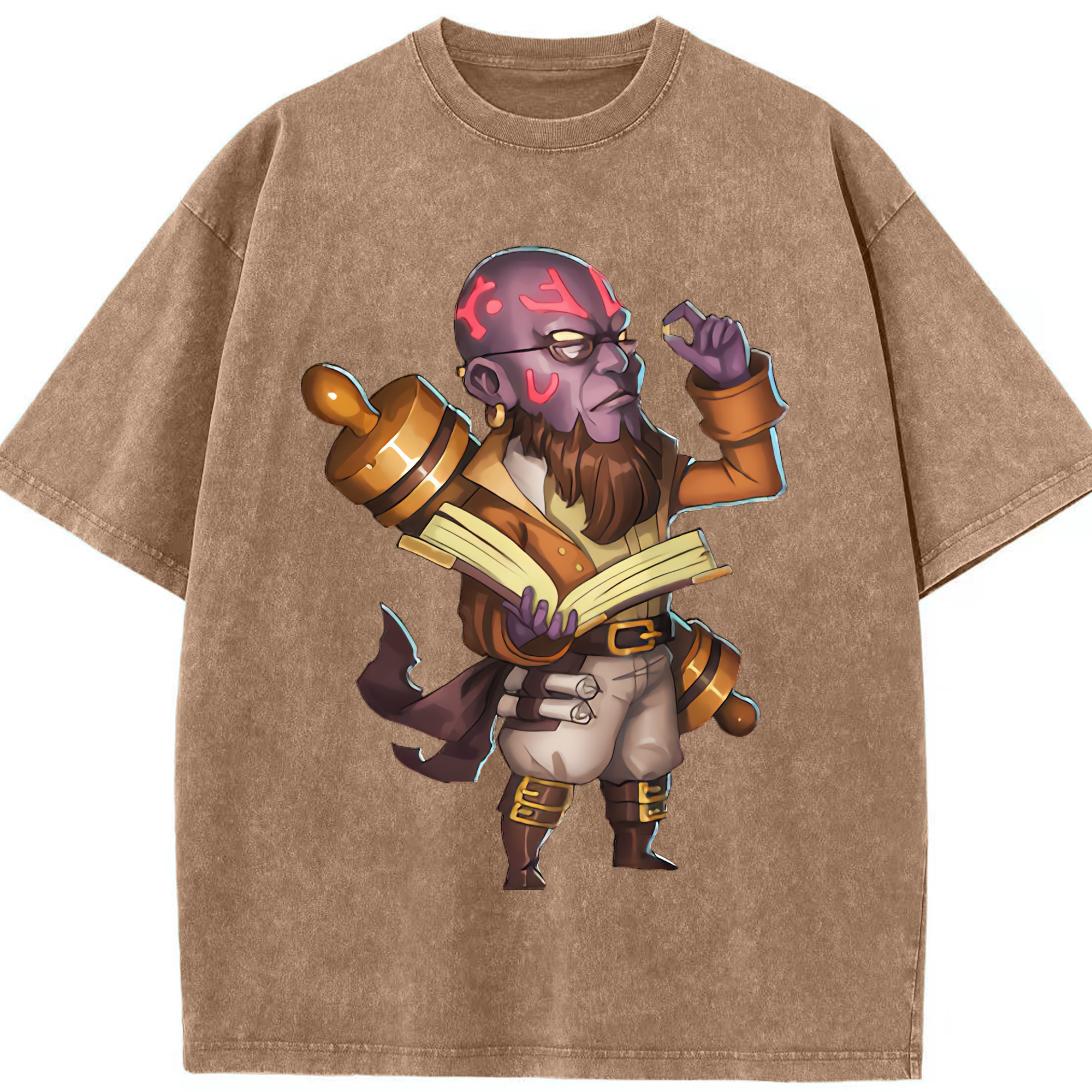 リーグ・オブ・レジェンド League of Legends LOL 綿100% ヴィンテージ風 半袖Tシャツ（フロントプリント）
