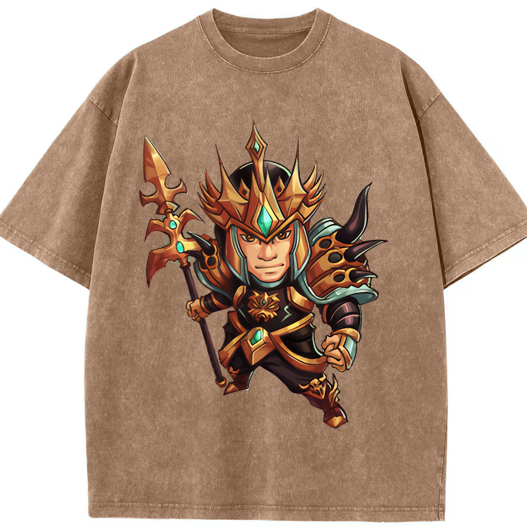リーグ・オブ・レジェンド League of Legends LOL 綿100% ヴィンテージ風 半袖Tシャツ（フロントプリント）
