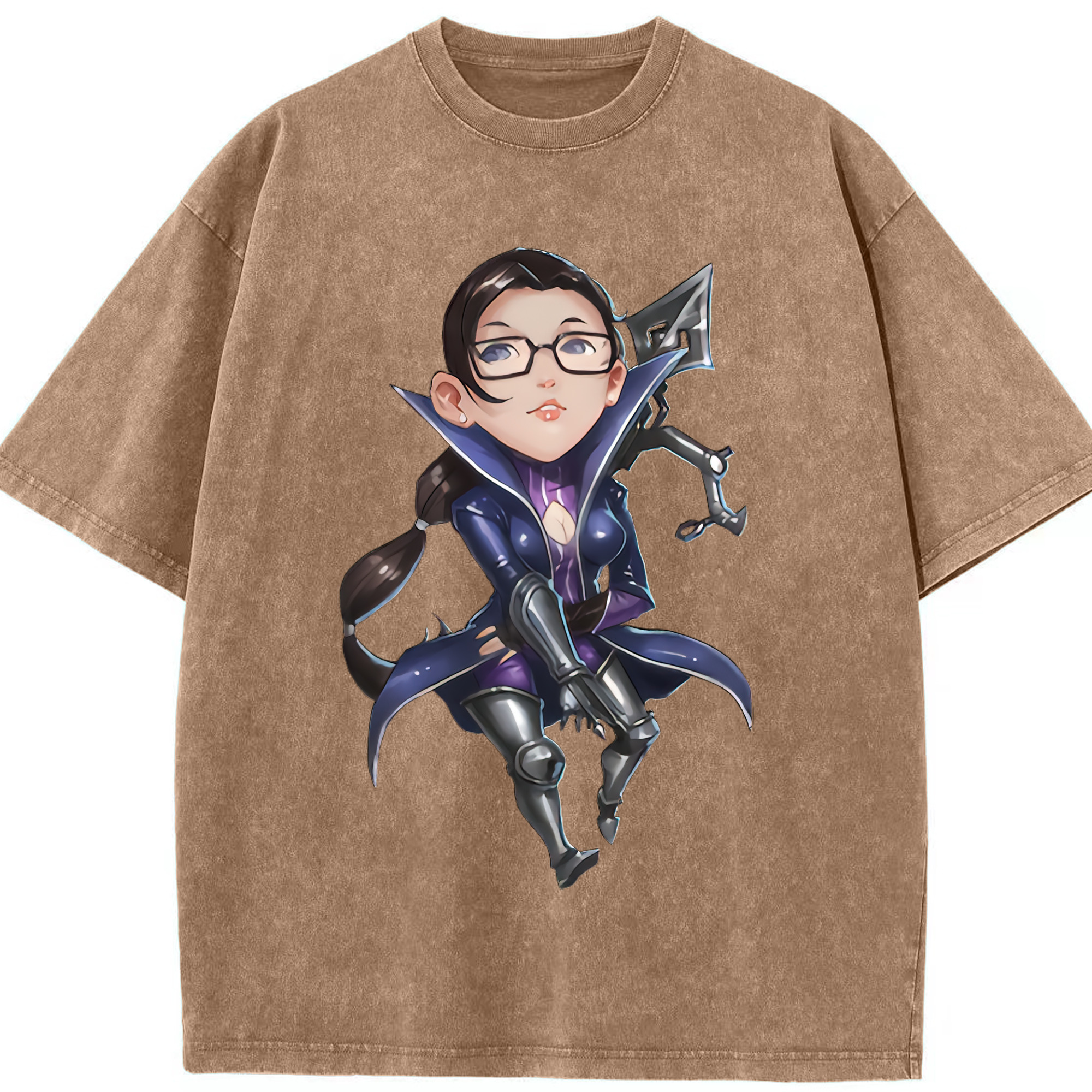 リーグ・オブ・レジェンド League of Legends LOL 綿100% ヴィンテージ風 半袖Tシャツ（フロントプリント）